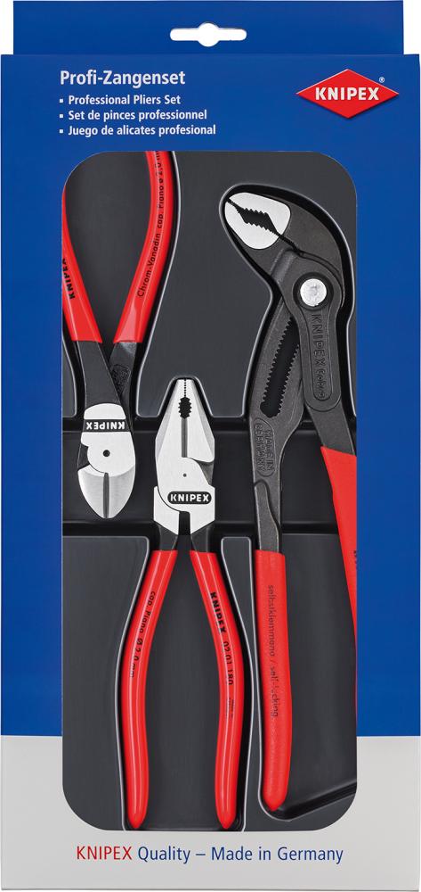 Knipex Zangen-Satz Kraft 3-teilig