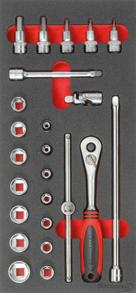 Format Werkzeugmodul 1/3 Steckschlüssel 3/8" Format Werkzeugmodul 1/3 Steckschlüssel 3/8"