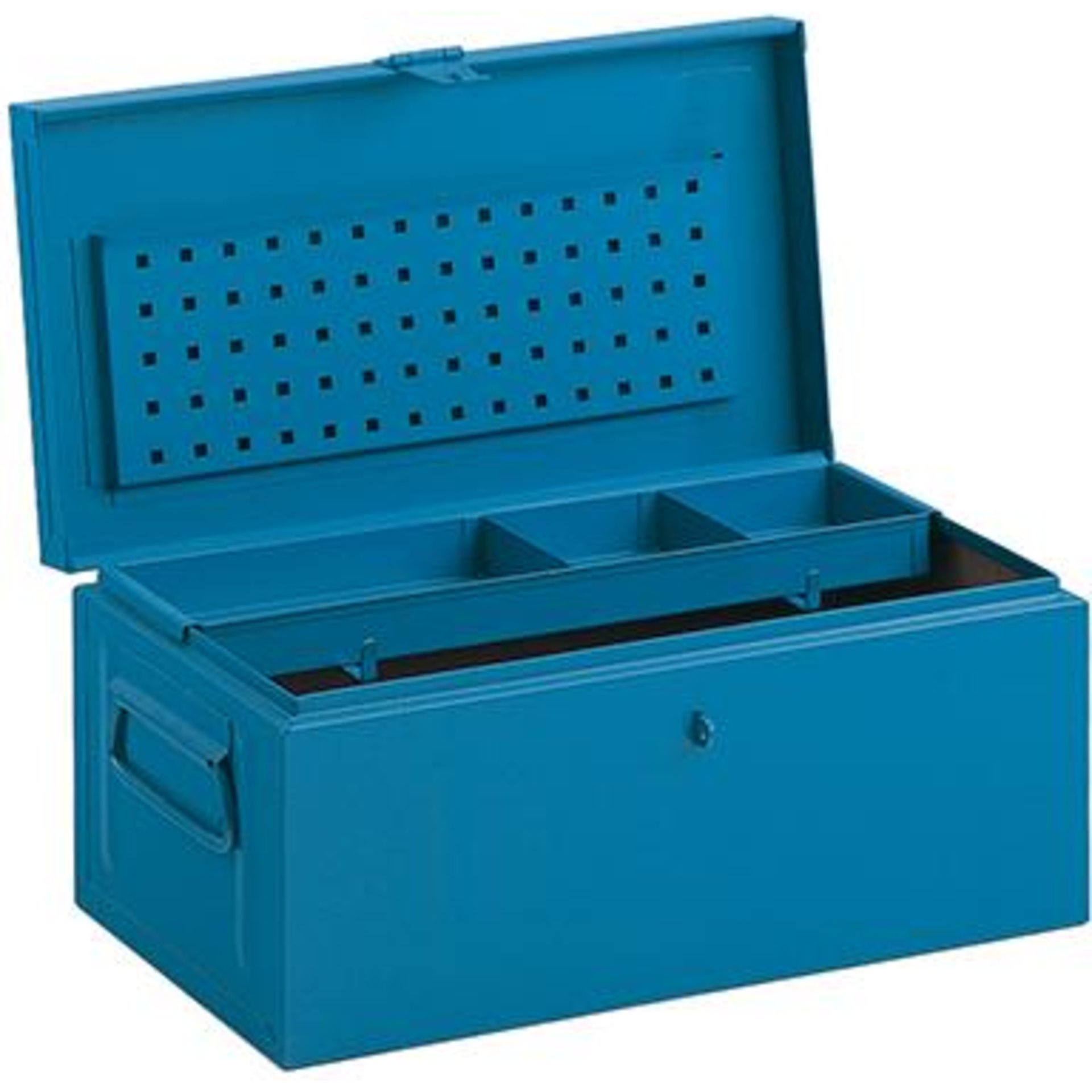 Stahlblechkoffer FORMAT B690xT360xH312mm ca. 59 L Volumen Stahlblech