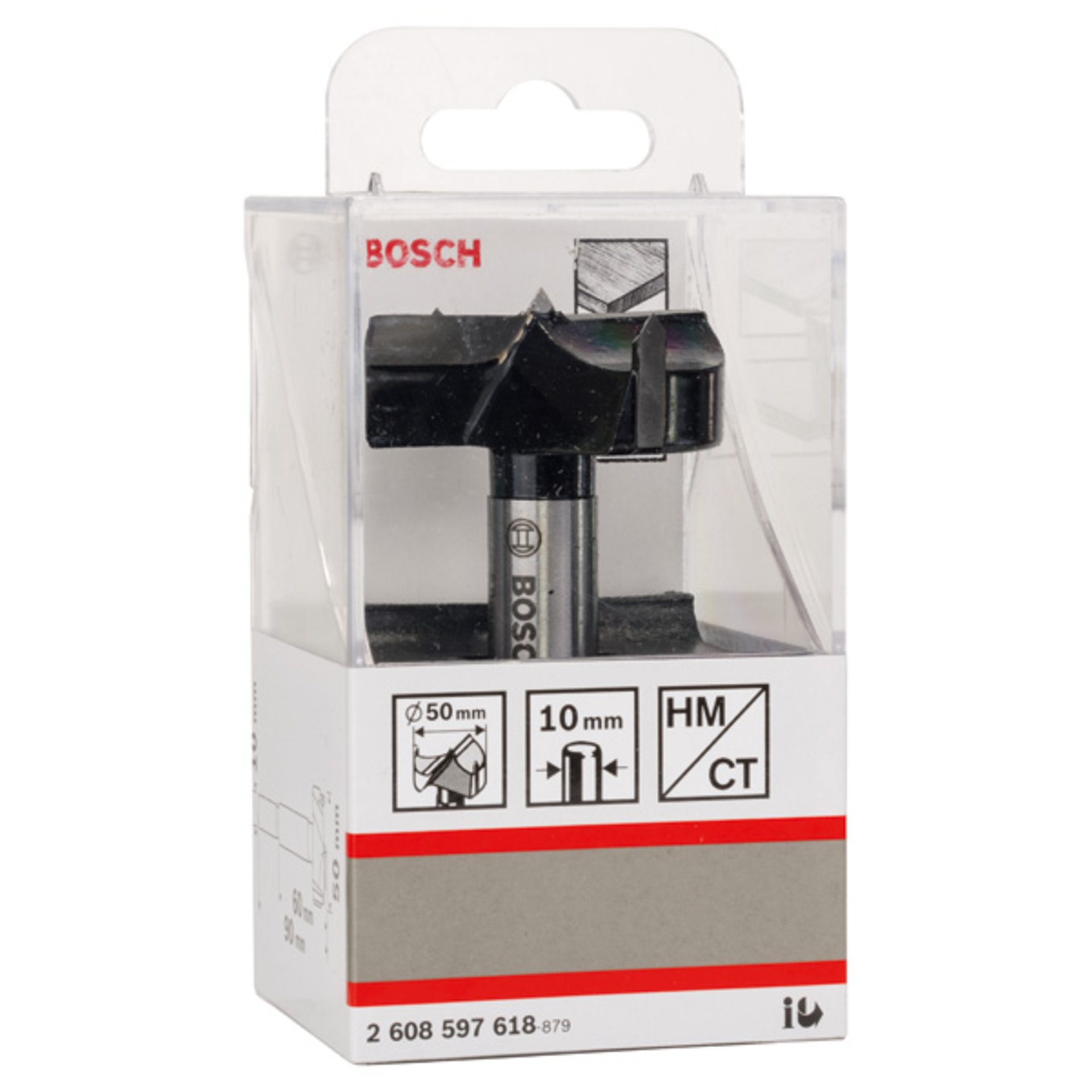 Kunstbohrer HM, 50 x 90 mm, d 10 mm