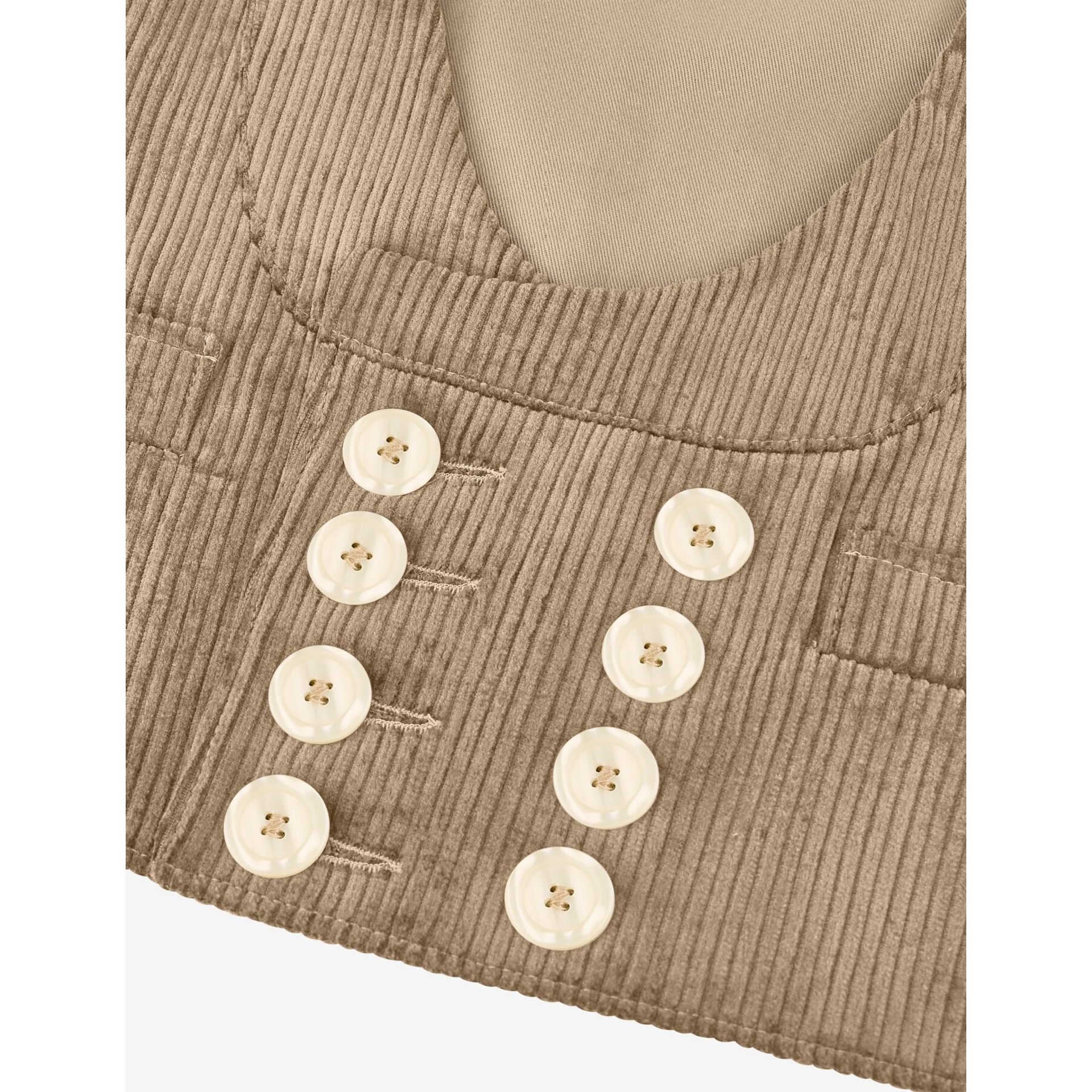 EMIL Zunftweste Trenkercord beige 88