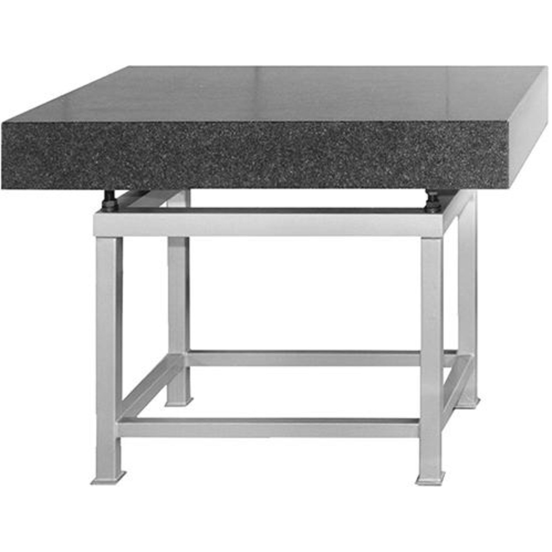 Granit-Mess- und Kontrollplatte mit Winkelgestell