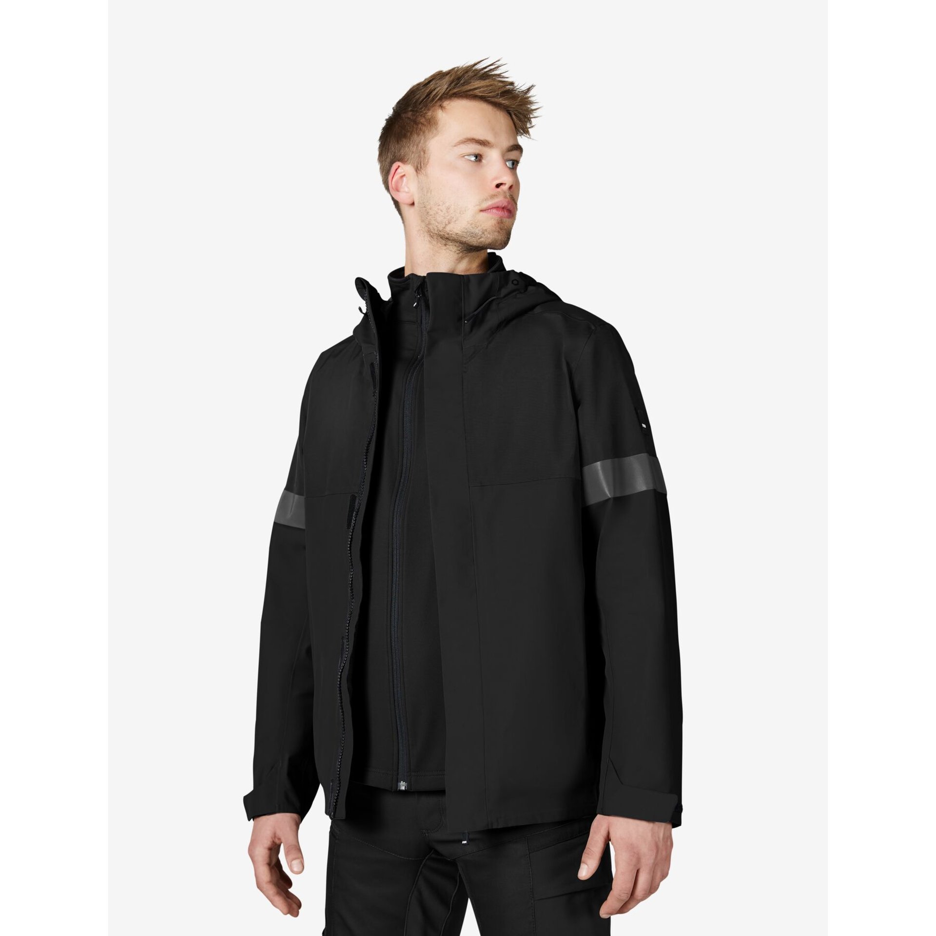LUCA Hardshell-Jacke schwarz 4XL