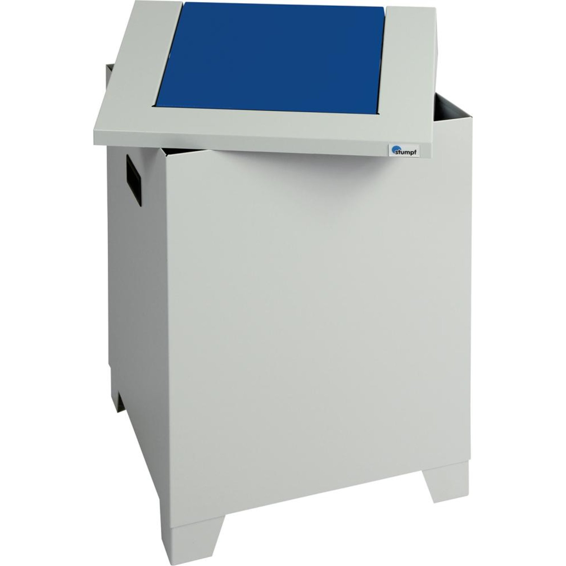Putzwollkasten ca.73 l 655x410x405 mm grau/blau stumpf