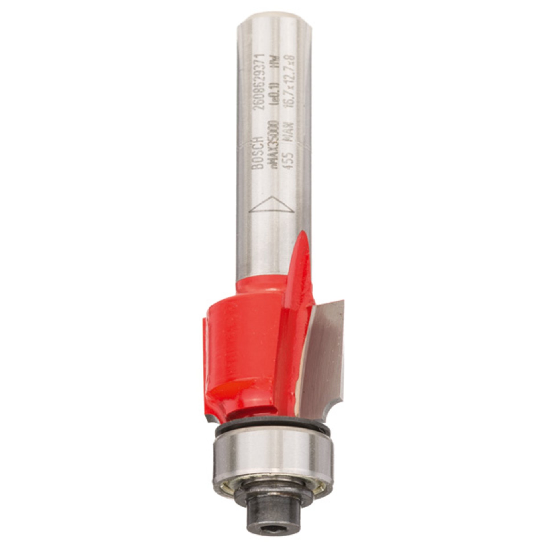 Abrundfräser Expert for Wood, 8 mm, D 16,7 mm, R1 2 mm, L 12,7 mm, G 55 mm