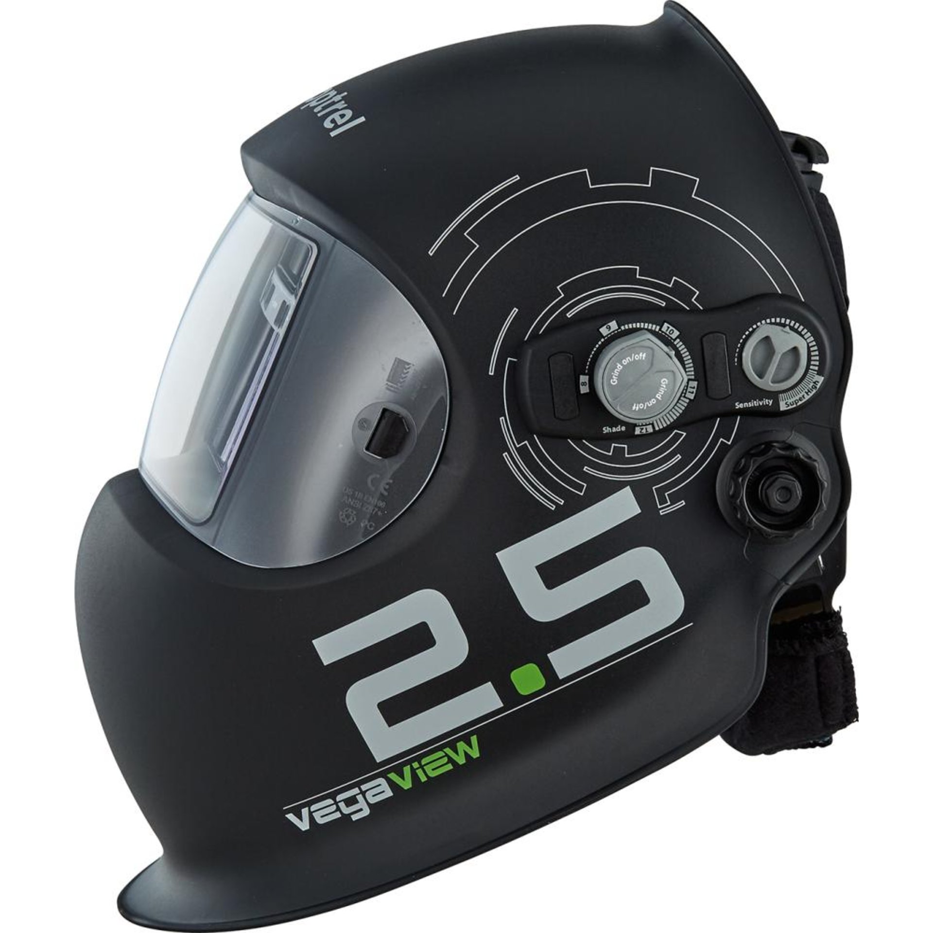 Automatik-Schweißerhelm vegaview 2.5, schwarz OPTREL