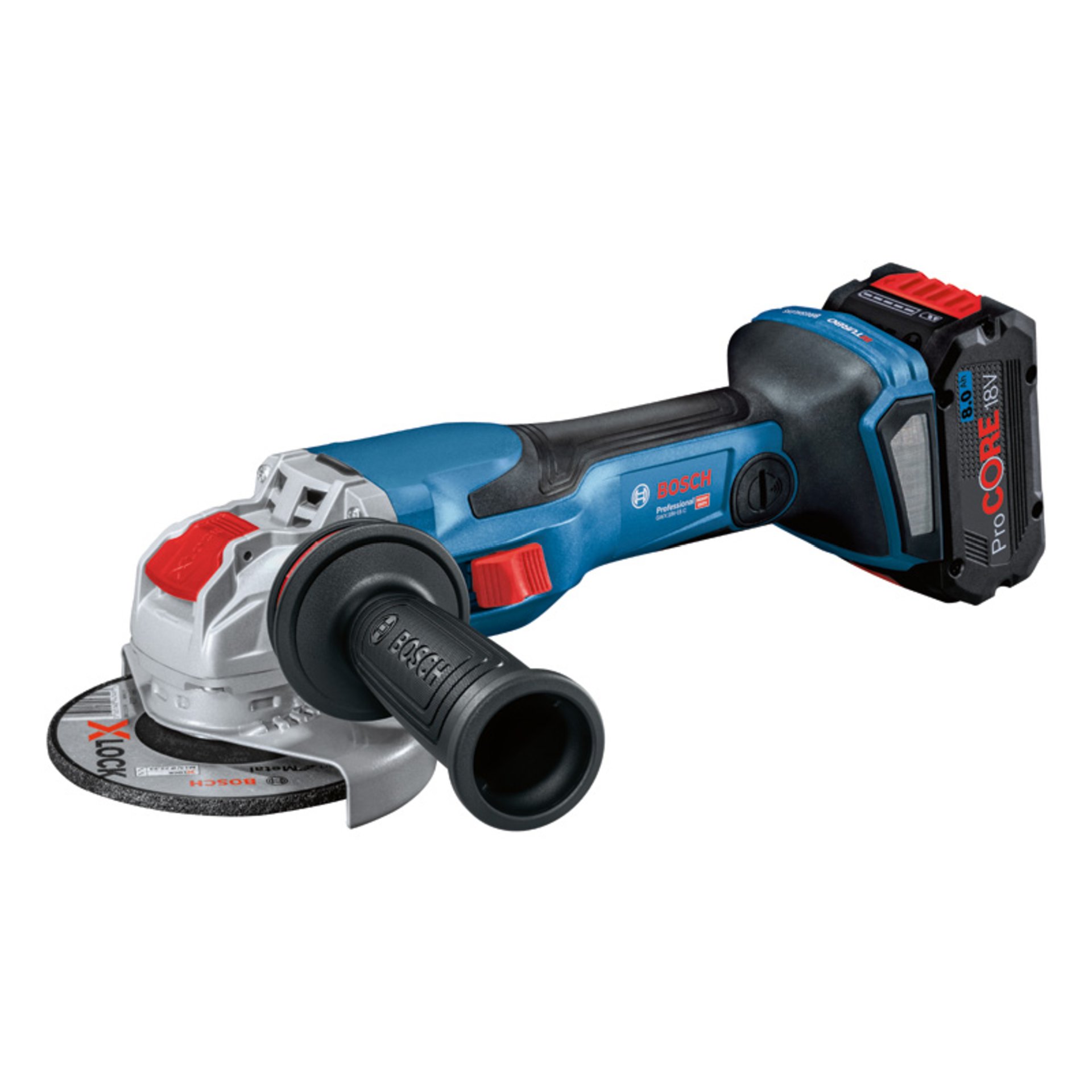 Akku-Winkelschleifer BITURBO mit X-LOCK GWX 18V-15 C in L-BOXX