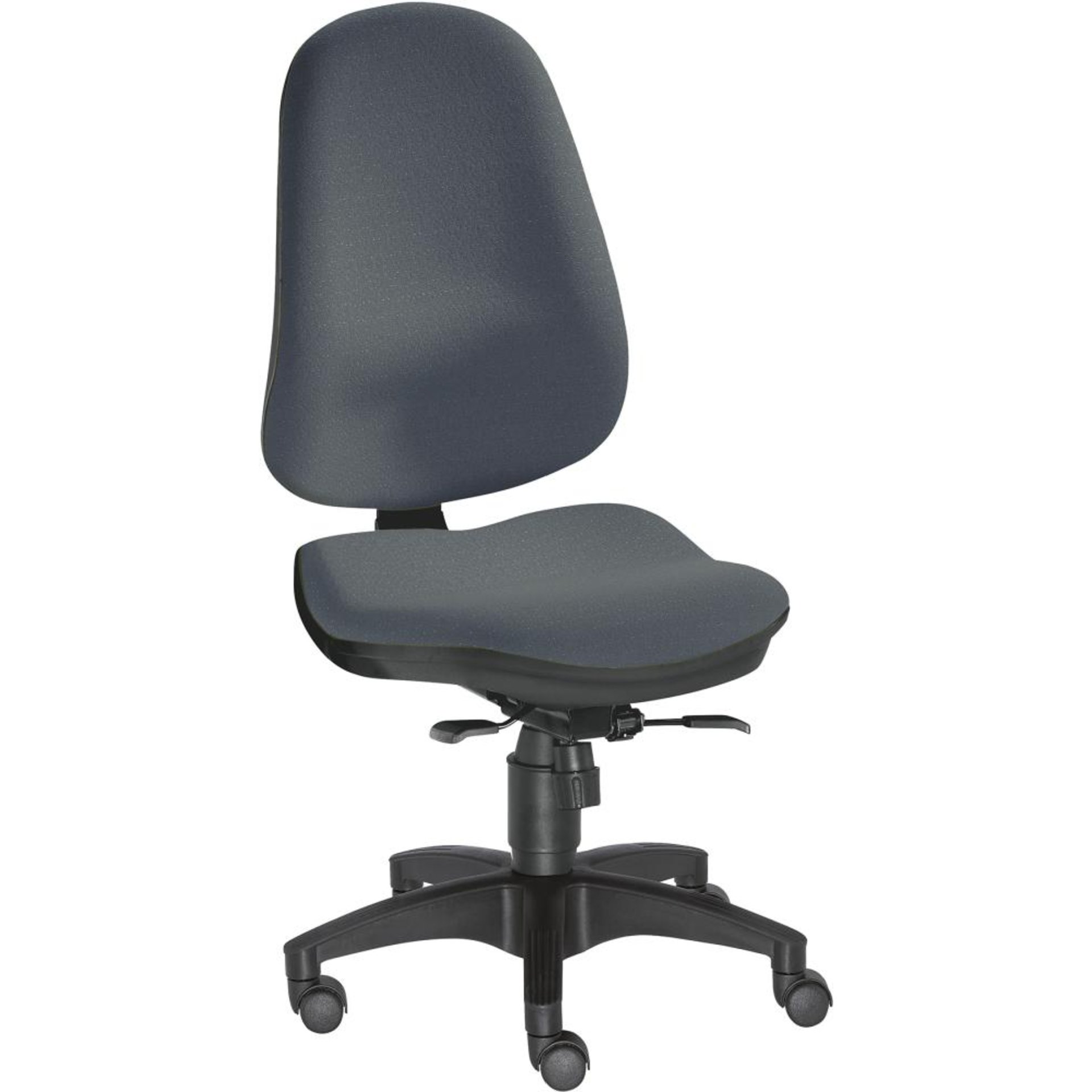 Bandscheibenstuhl Profi Ultra M grau belastbar bis 100 kg Bezug: 100 % Polyester