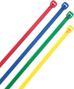 Kabelbinder farbig sort. 150x3,6mm,100St.