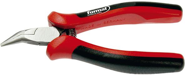 Format Spitzzange Elektronik gebogen 130mm Format Spitzzange Elektronik gebogen 130mm