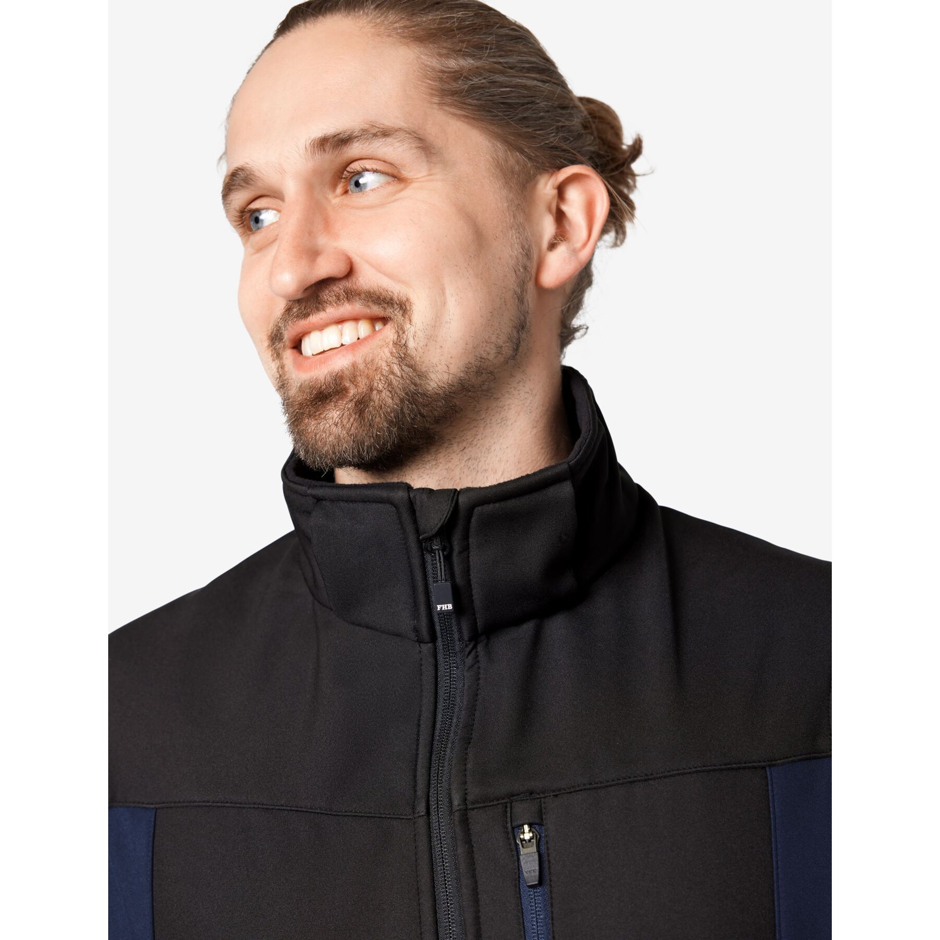 JUSTUS Softshell Weste marine-schwarz S