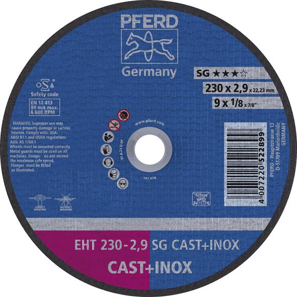 Pferd Trennscheibe gerade A24QSG 230x2,9mm