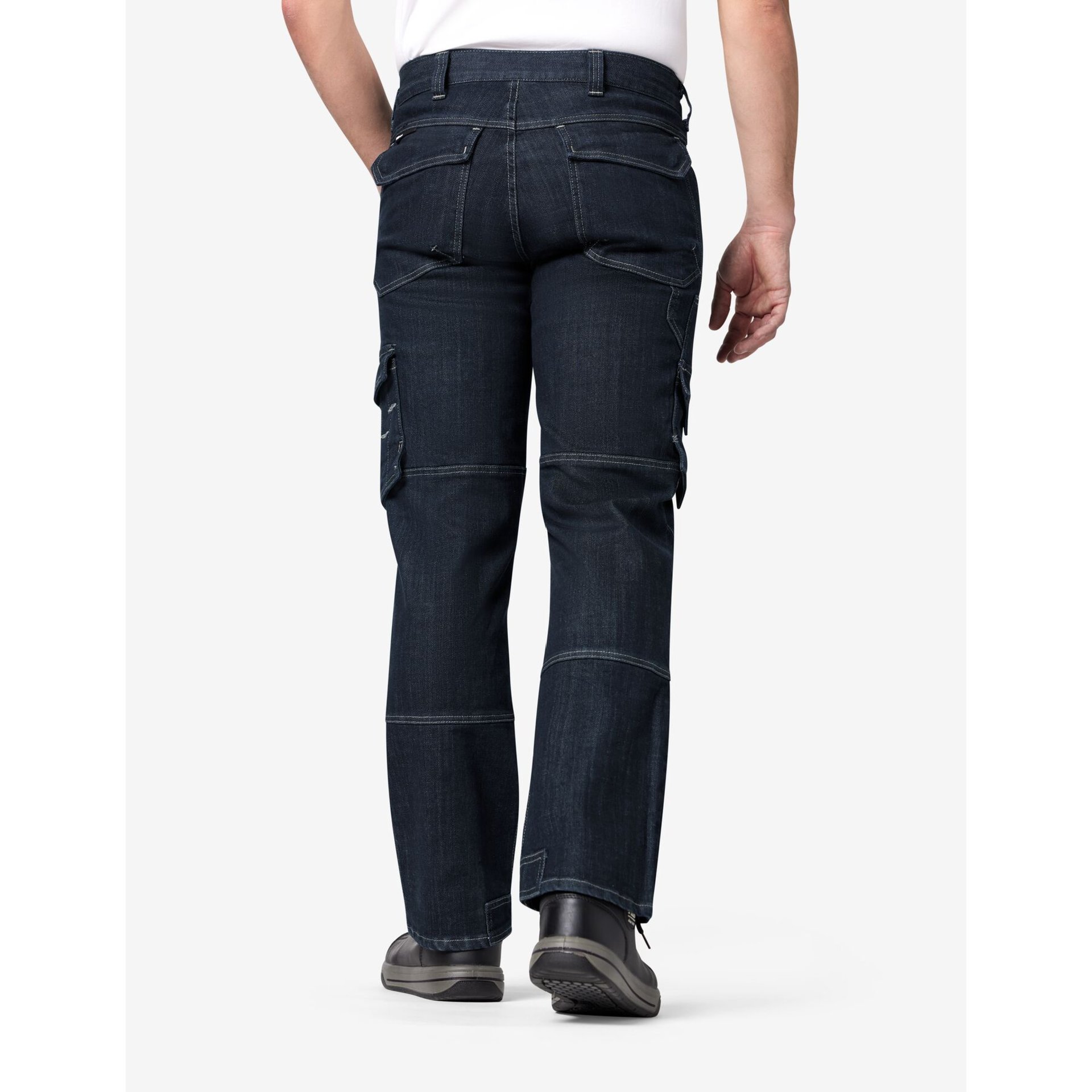 WILHELM Stretch-Jeans Arbeitshose schwarzblau 60