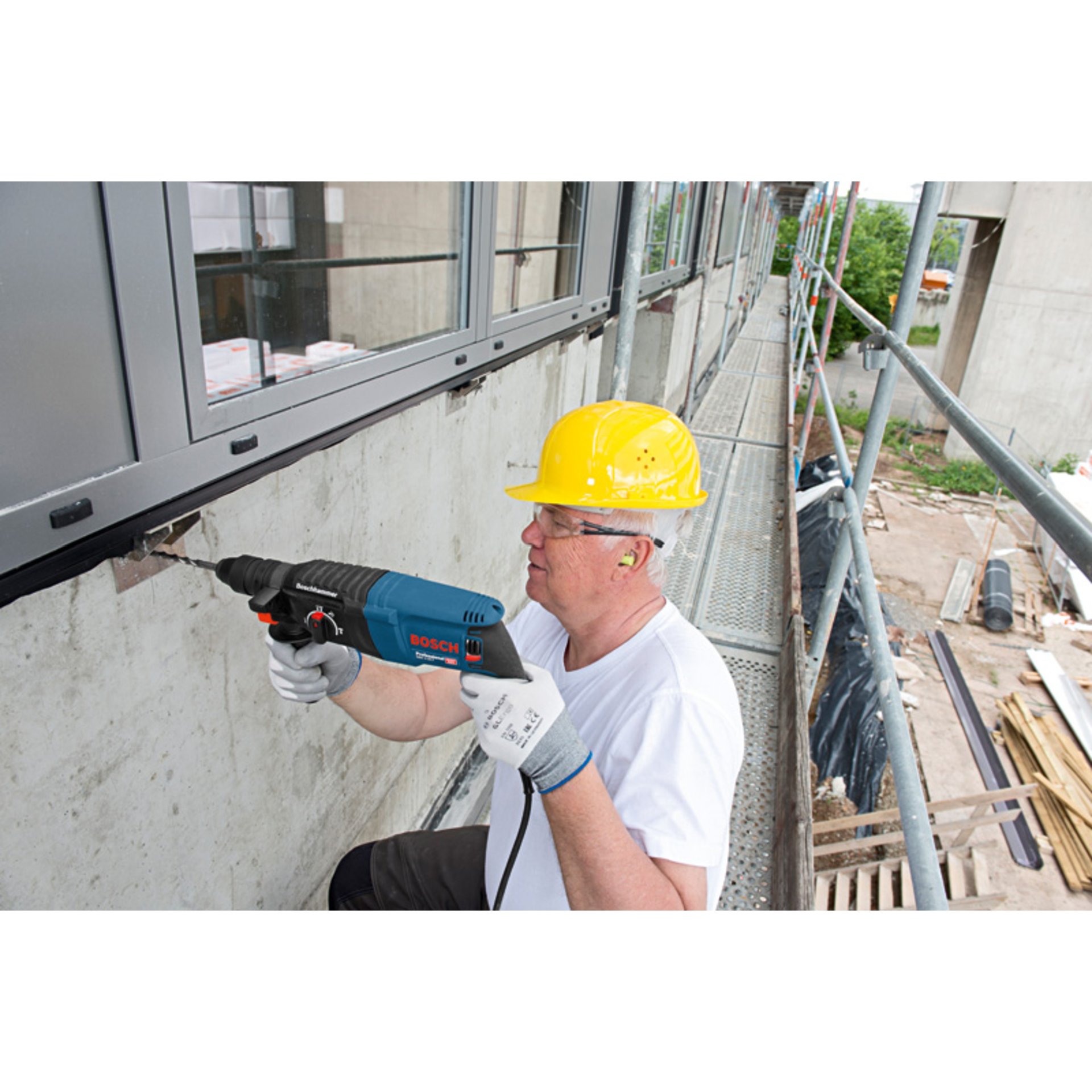 Bohrhammer mit SDS plus GBH 2-26 F, Handwerkerkoffer