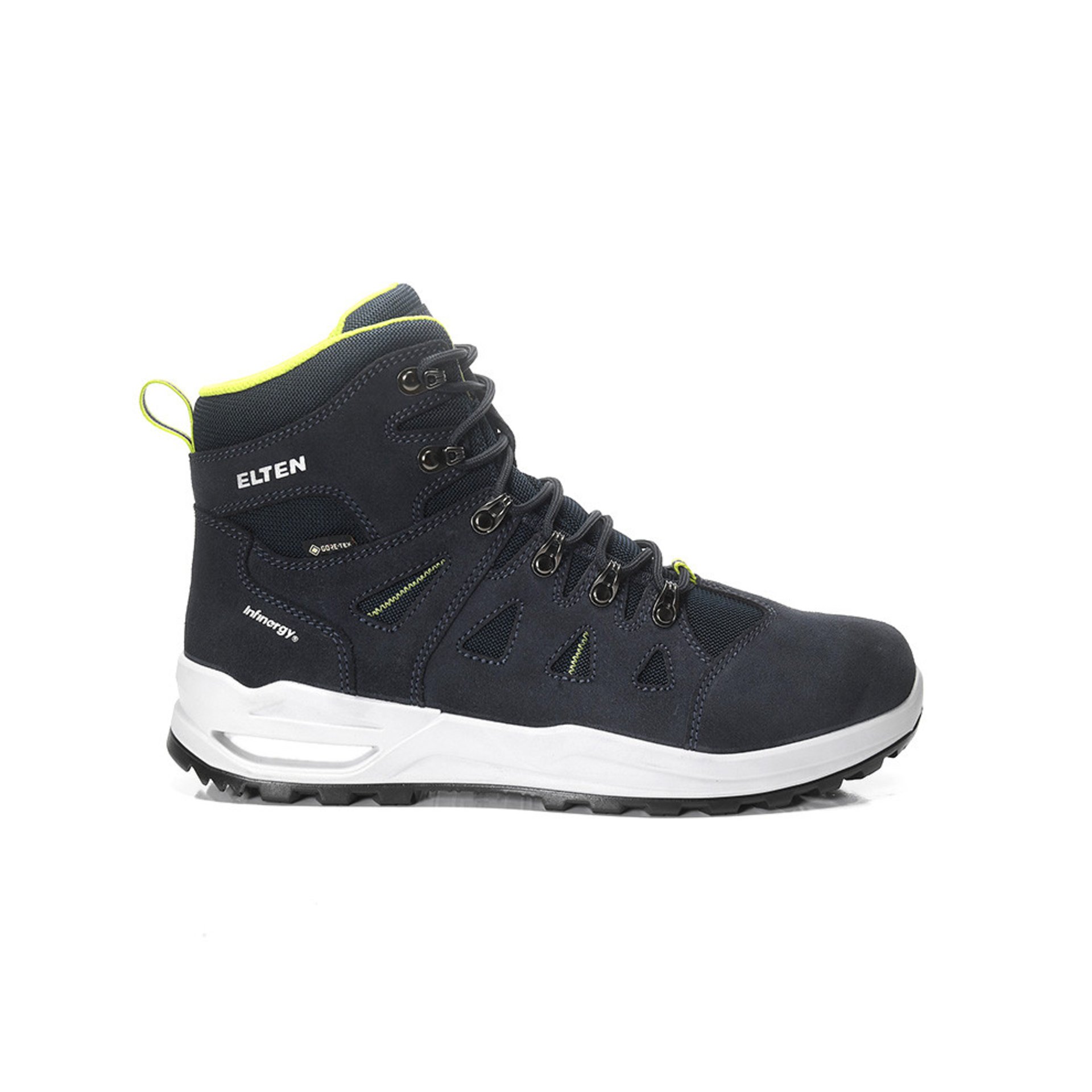 Berufsstiefel RILEY XXF GTX blue-lime Mid ESD O2 WR CI, Gr. 37