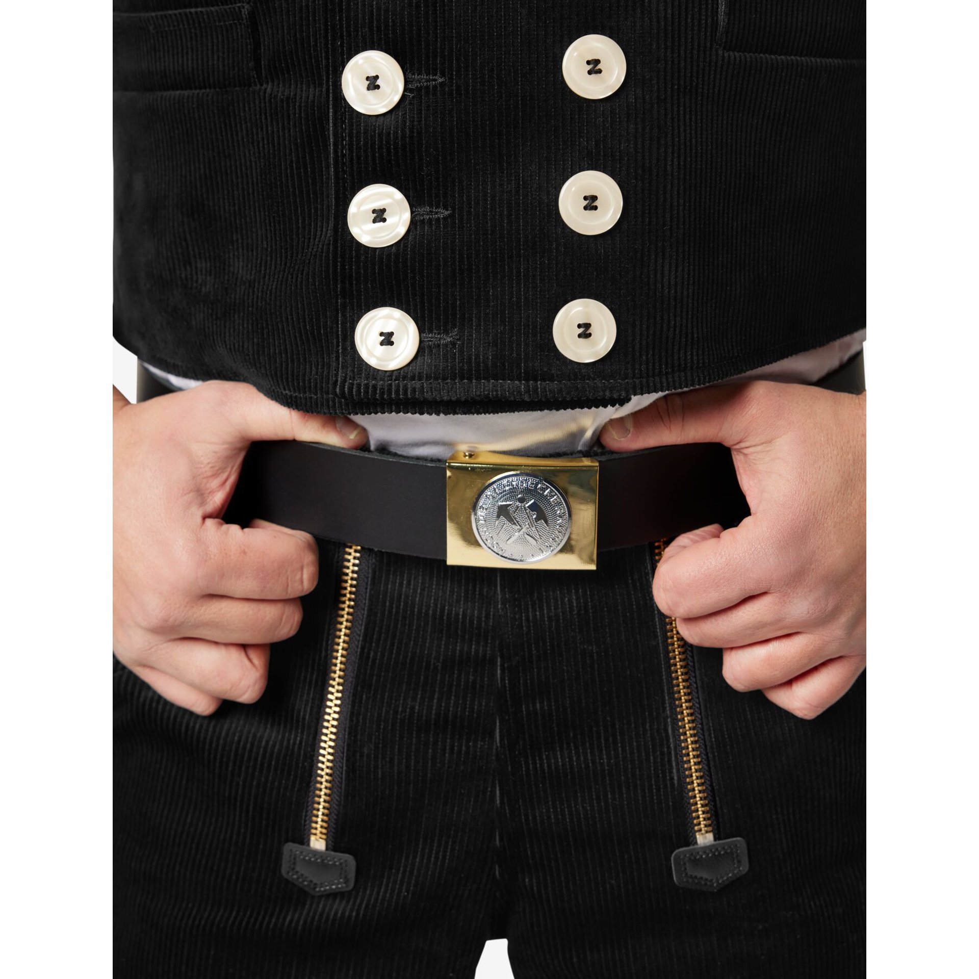 HANS Zunft-Shorts Genuacord schwarz 60