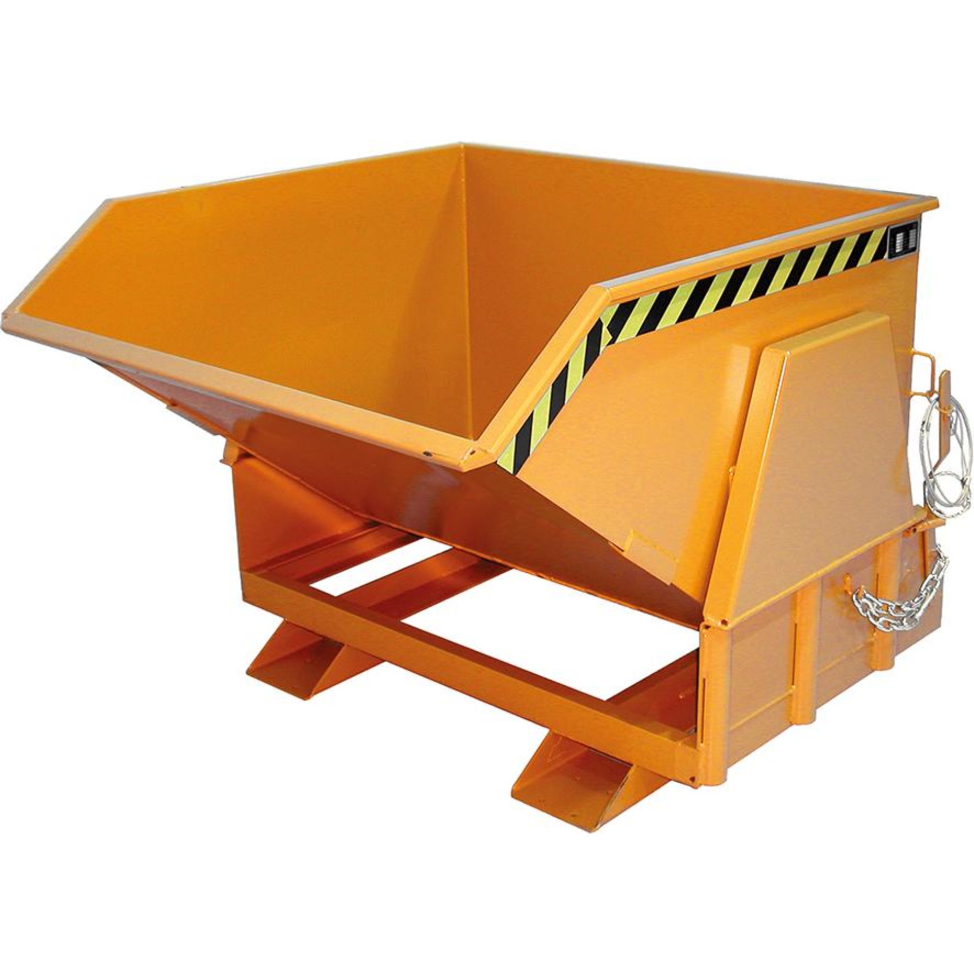Kippbehälter BK 1000 l B1400xT1430xH1070 mm RAL2000 Tragkraft 2000kg