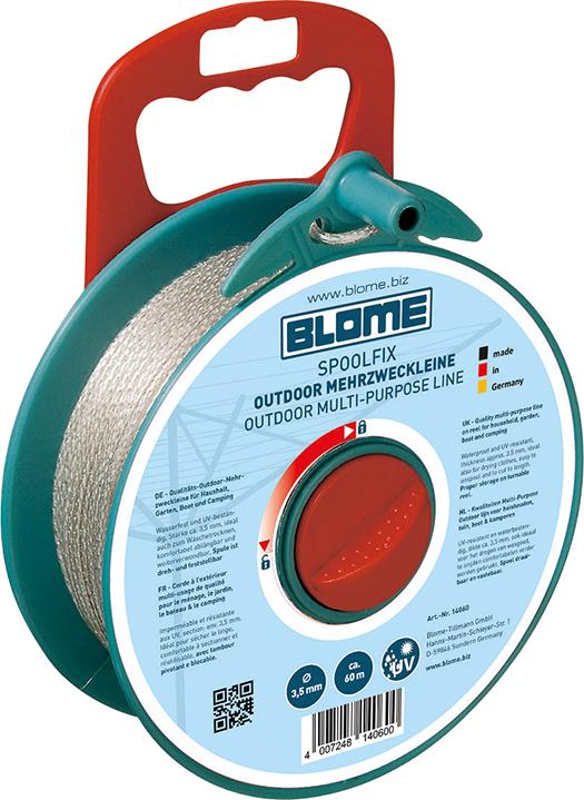 Blome Wäscheleine Spoolfix 60m lang