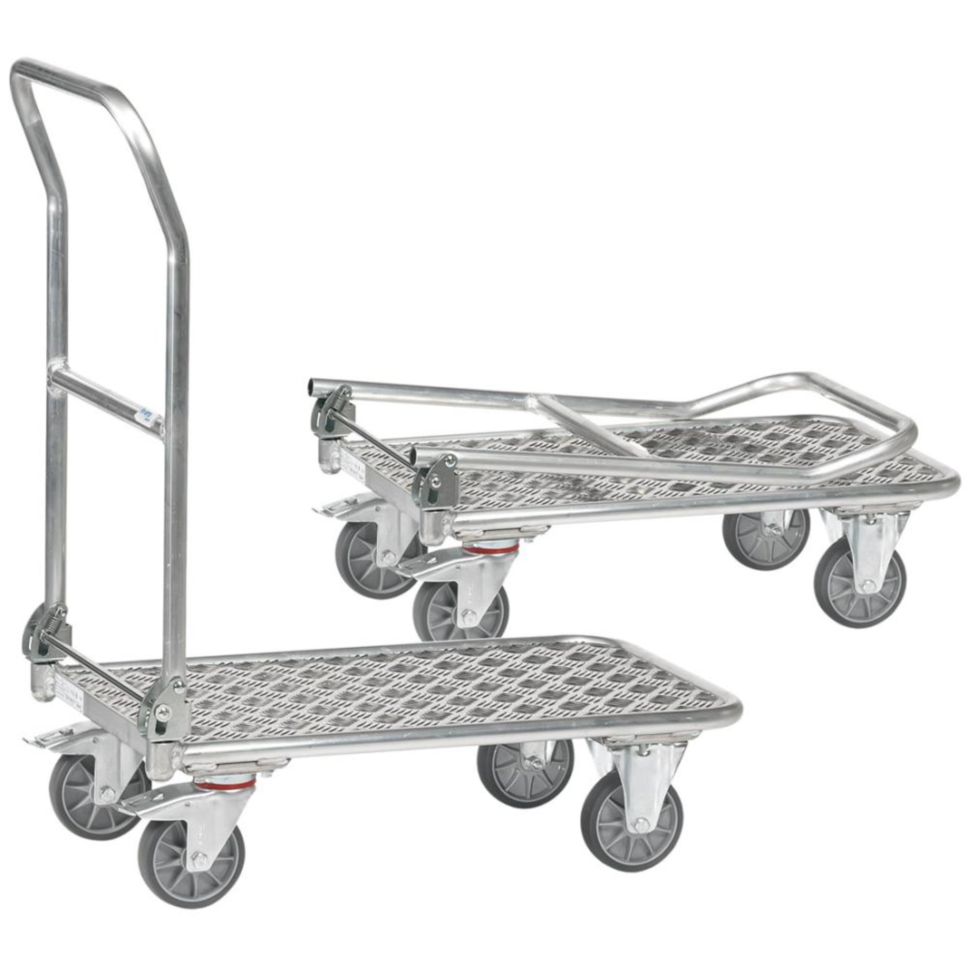 Plattformwagen, aus Aluminiumrohr