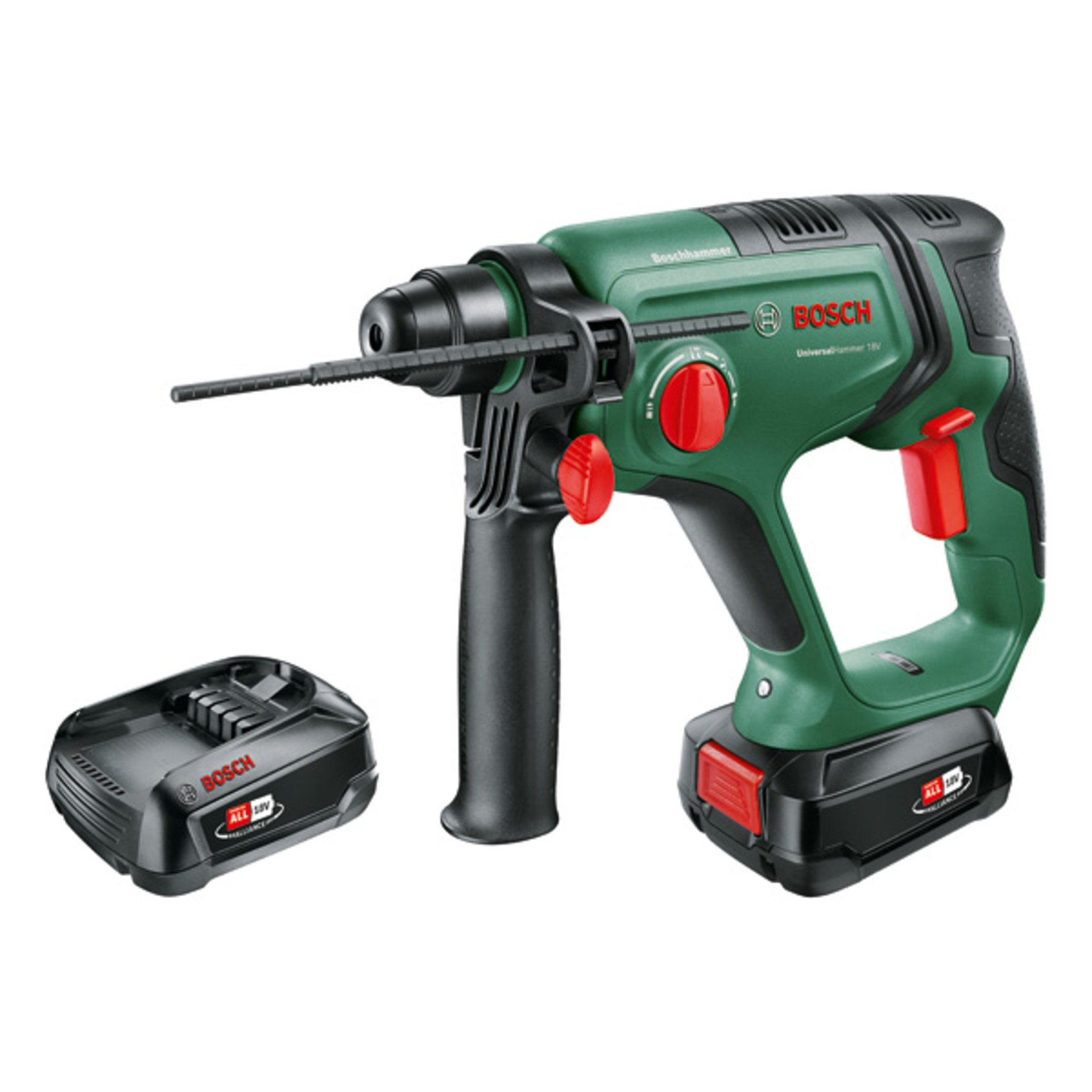 Akku-Bohrhammer UniversalHammer 18V, 2 Akku PBA 18V 2.5 Ah, Tragekoffer