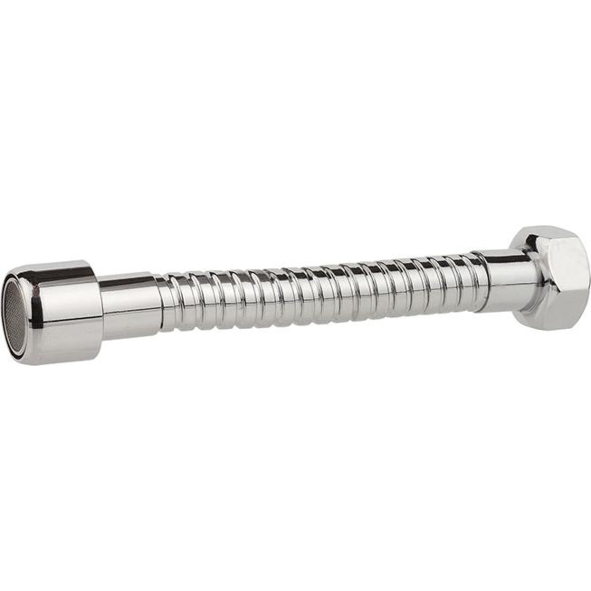 Metall-Schlauch, Chrom, M22IG x 130 mm, mit Mischdüse
