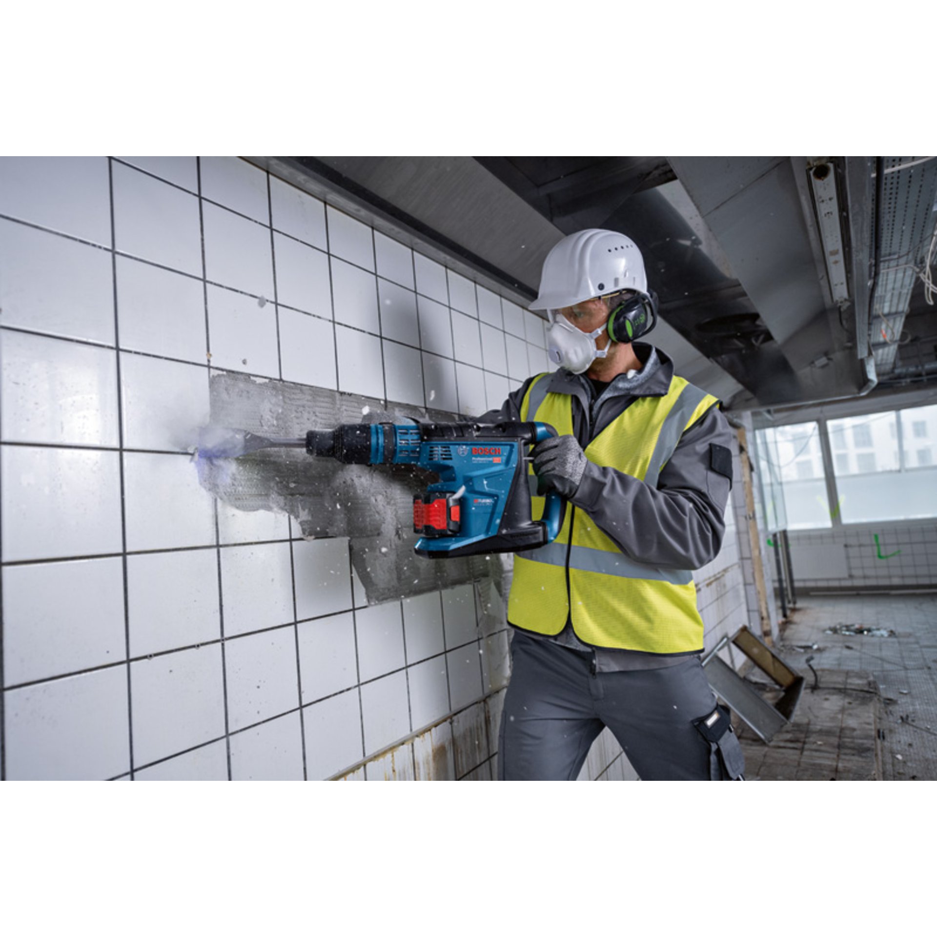 Akku-Bohrhammer BITURBO mit SDS max GBH 18V-40 C, 2 x Akku, XL-BOXX