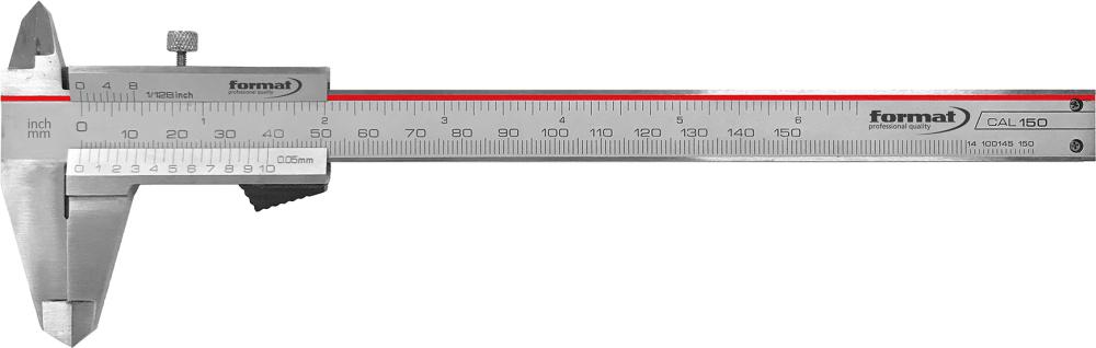 Format Taschenmessschieber Fest-stellung rostfrei 150mm