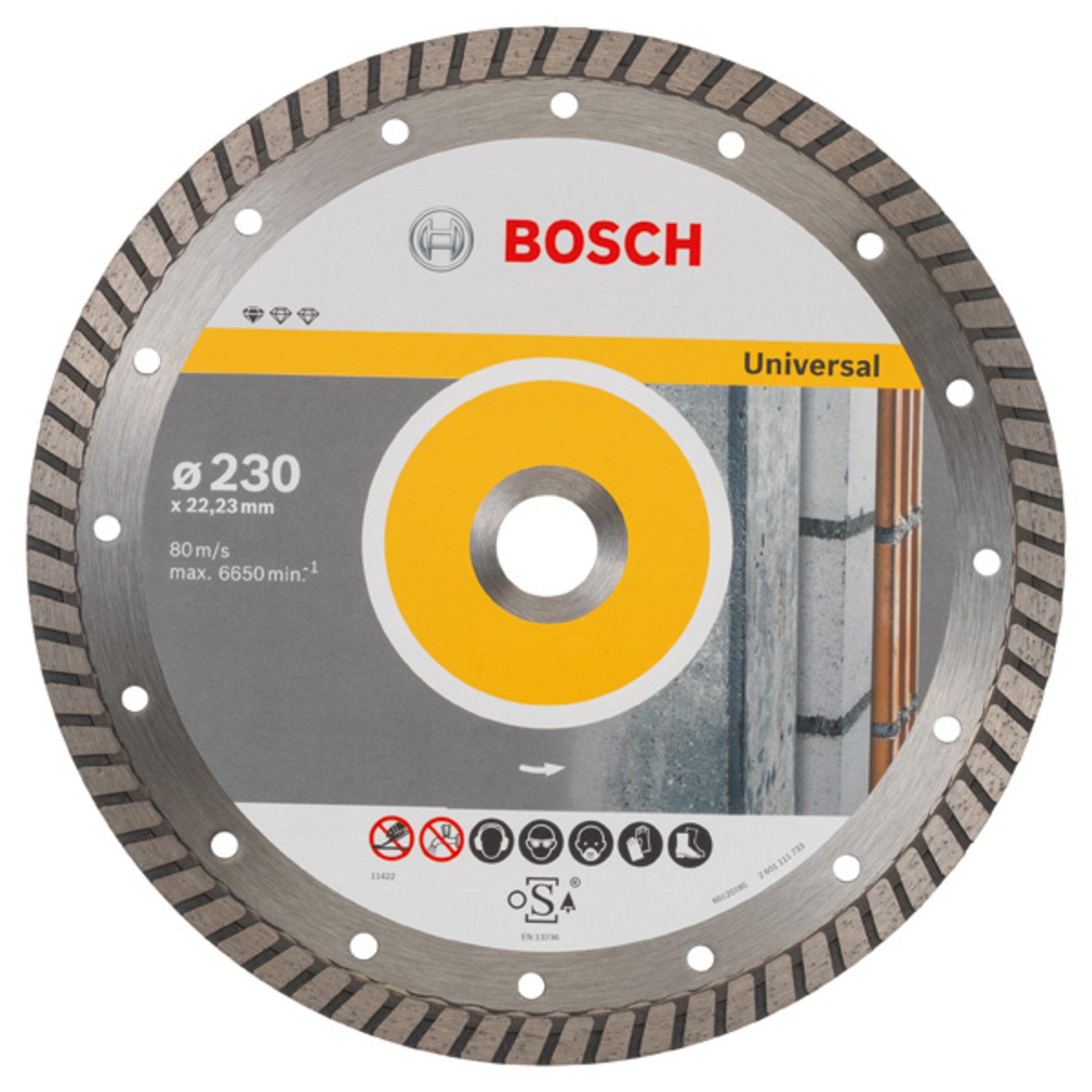 Diamanttrennscheibe Standard for Universal Turbo, 230x22,23x2,5x10 mm, 1er-Pack
