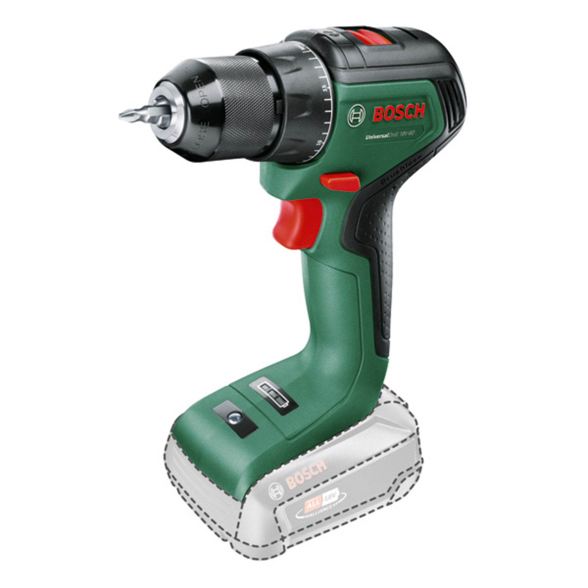 Akku-Bohrschrauber UniversalDrill 18V-60