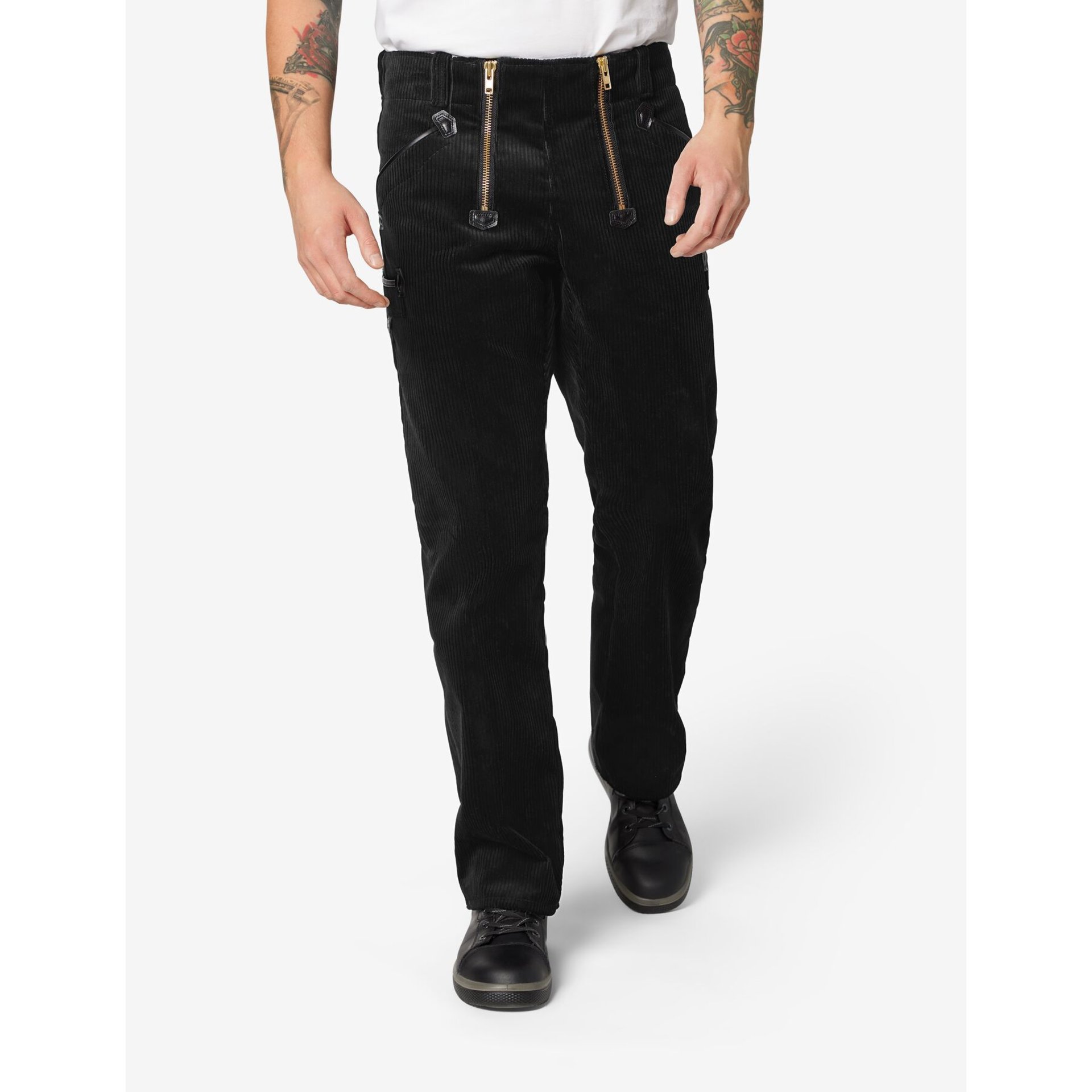 PETER Zunfthose Trenkercord Dreidraht schwarz 50