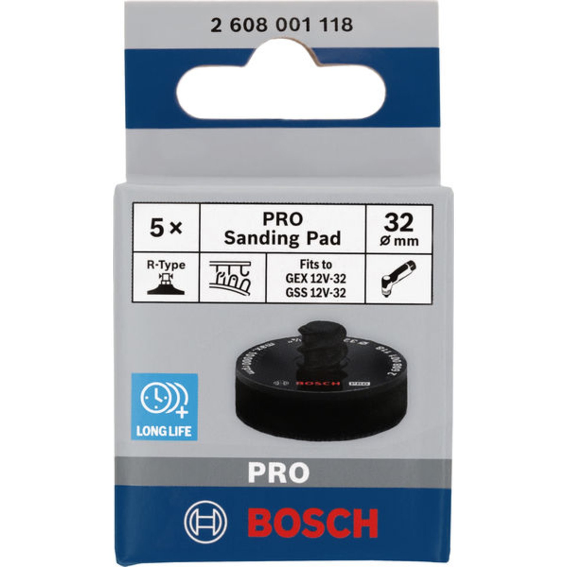 PRO Schleifteller, 32 mm, Klett