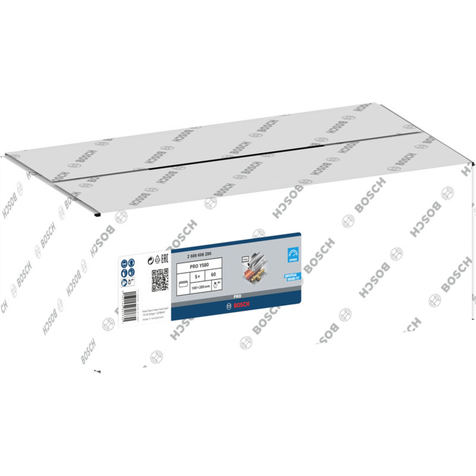 PRO Y580 Schleifband, 100 x 285 mm, 90 mm, G60, 5-tlg.