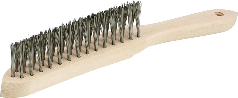 Format Kehlnahtbürste rostfrei glatt 3-reihig mm