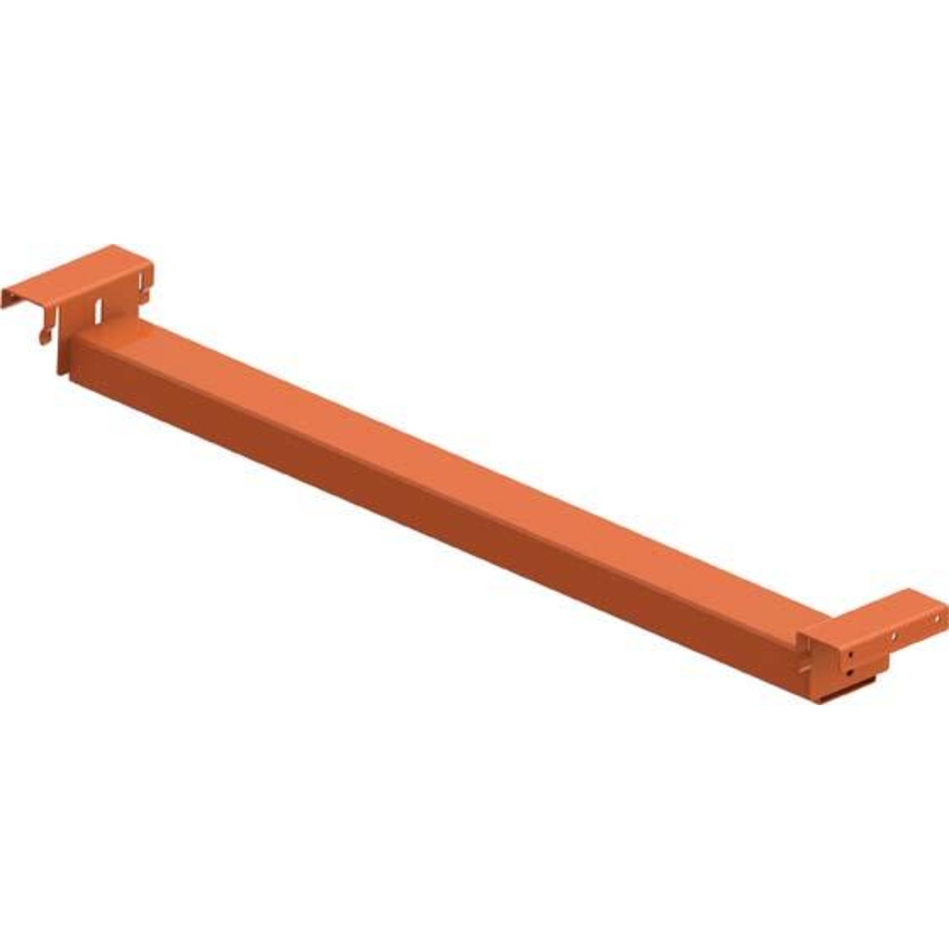 Abgesetzte Tiefenauflage, RAL 2001 orange