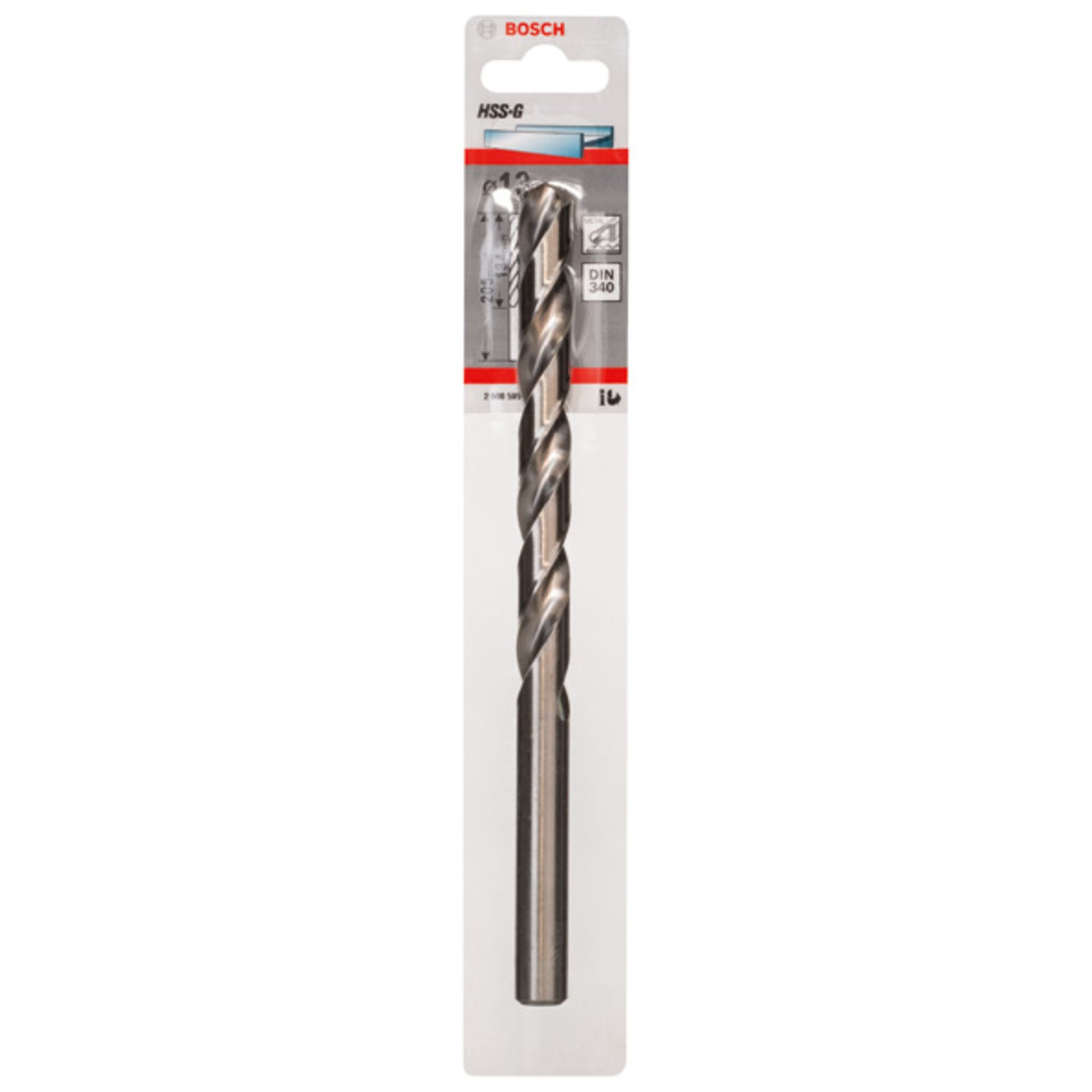 Metallbohrer HSS-G, DIN 340, 13 x 134 x 205 mm, 1er-Pack