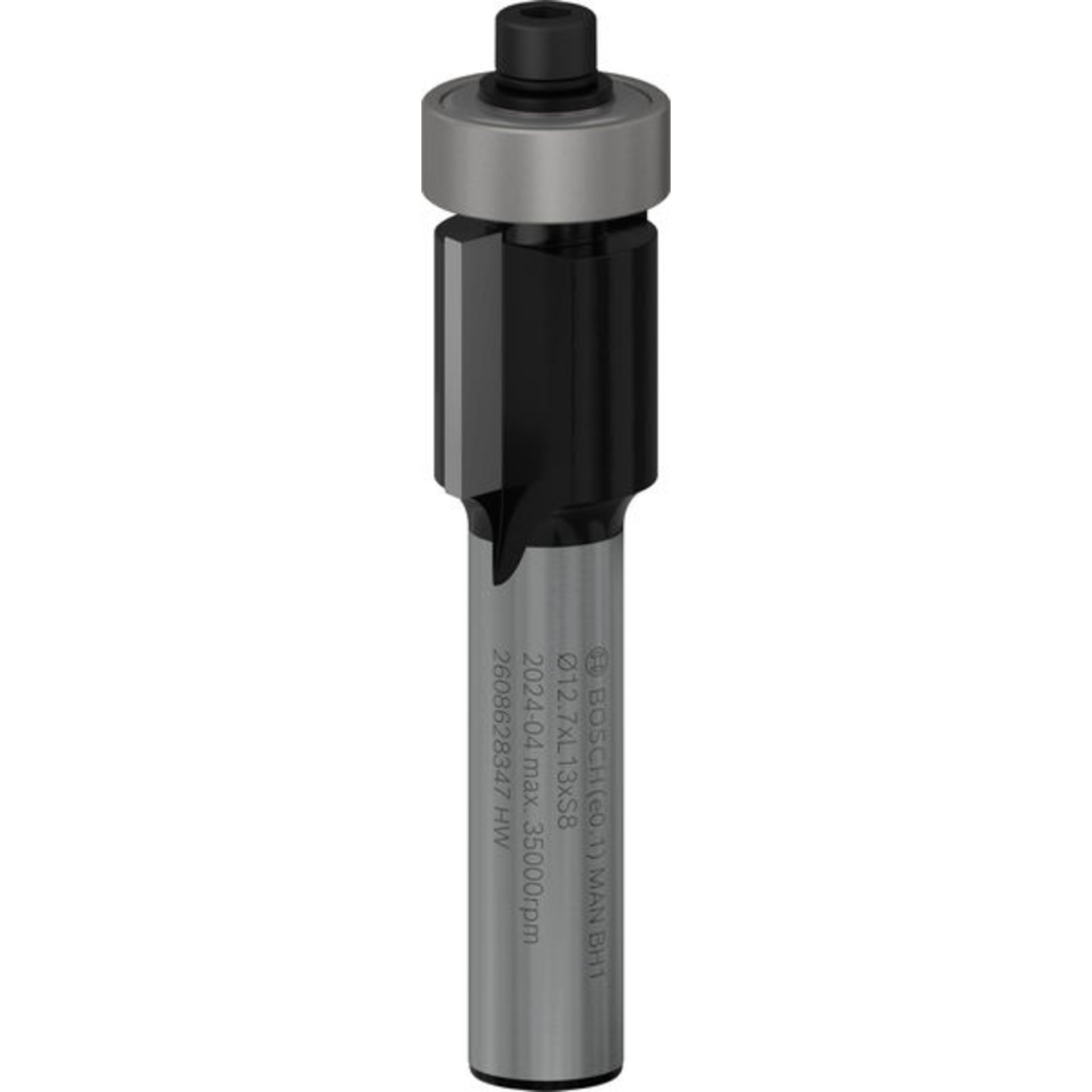 PRO Bündigfräser mit untenlieg. Führungskugellager, Ø 12,7 x L 13, Schaft 8 mm