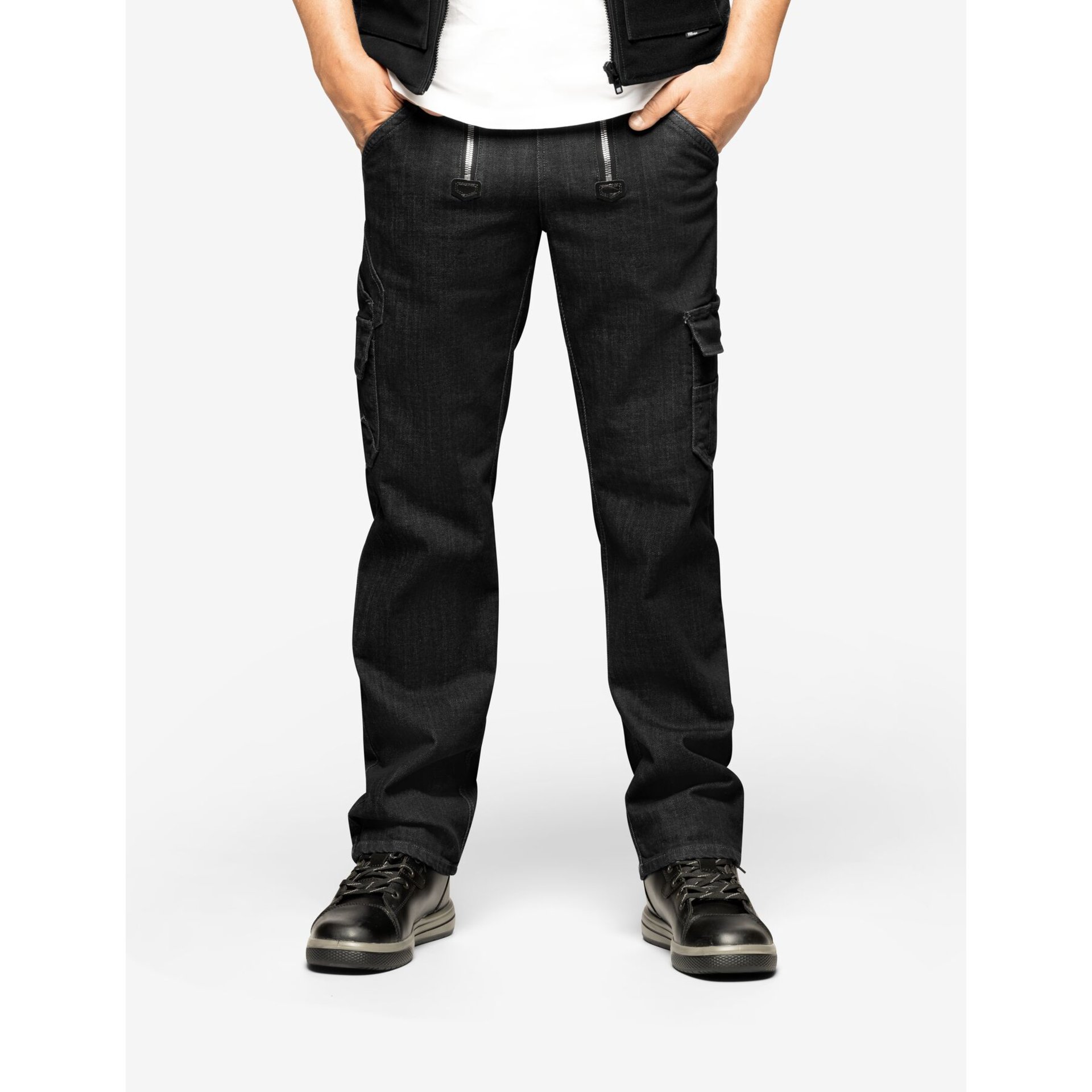FRIEDHELM Stretch-Jeans-Zunfthose schwarzblau 88