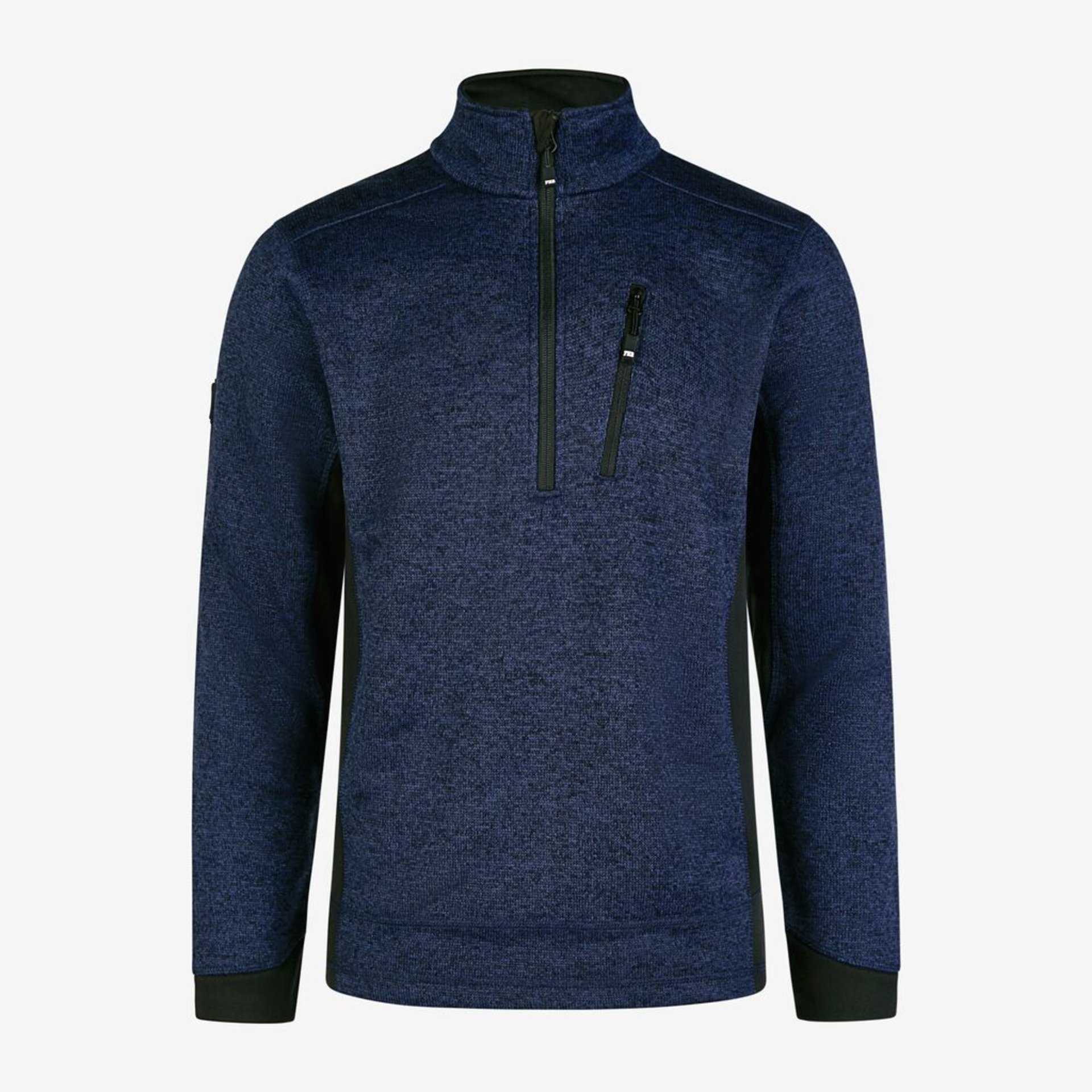 PATRICK Strick-Fleece-Troyer marine-schwarz Gr. M