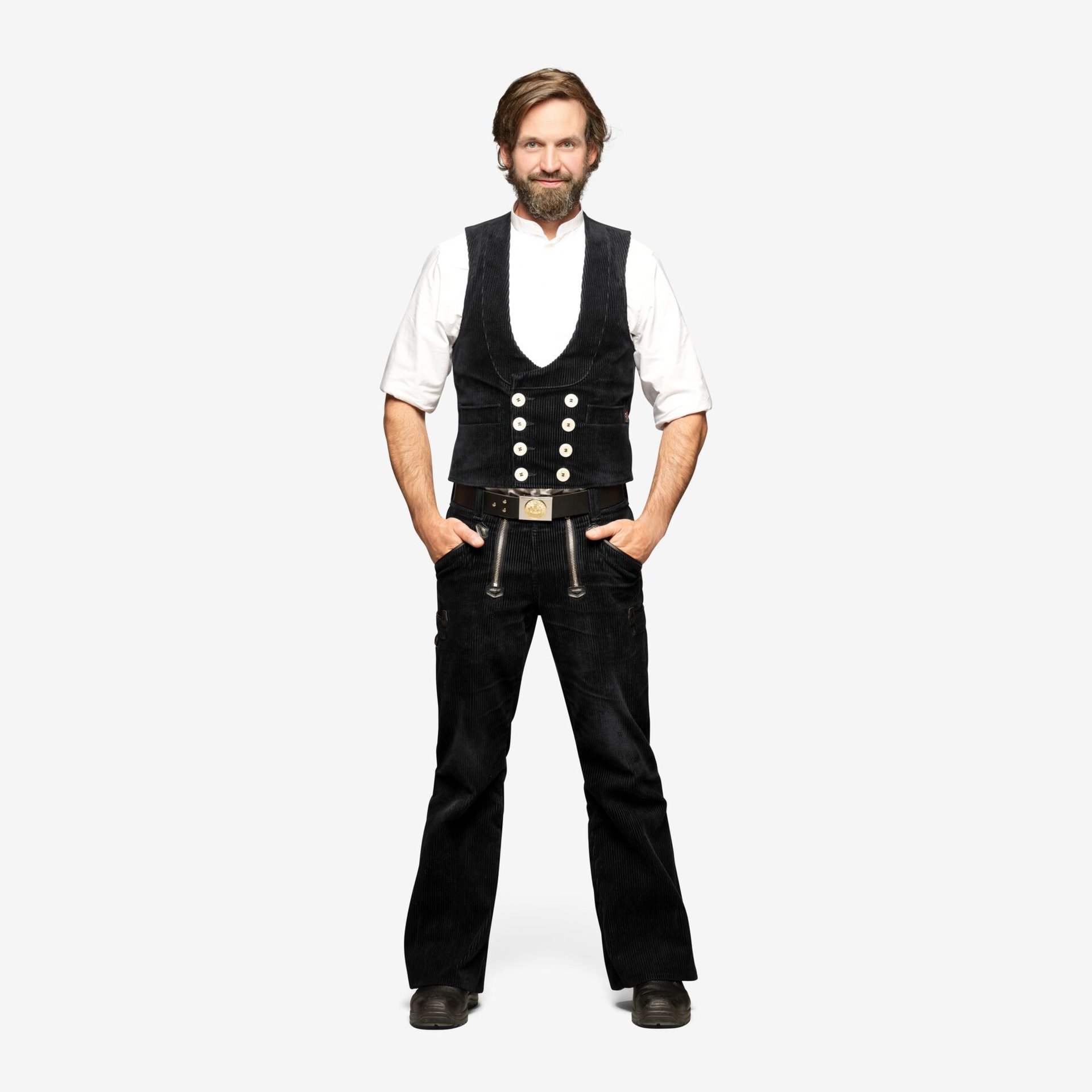 FRIEDRICH Zunfthose Trenkercord schwarz 42