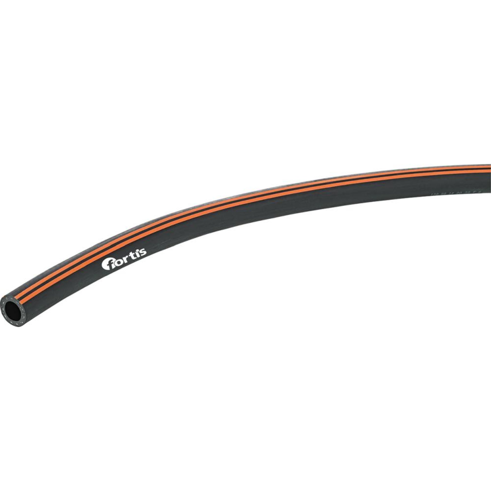 Industrie-und Vielzweck schlauch ECO, EPDM, schwarz/orange, 13x3,0mm, 40m FORTIS