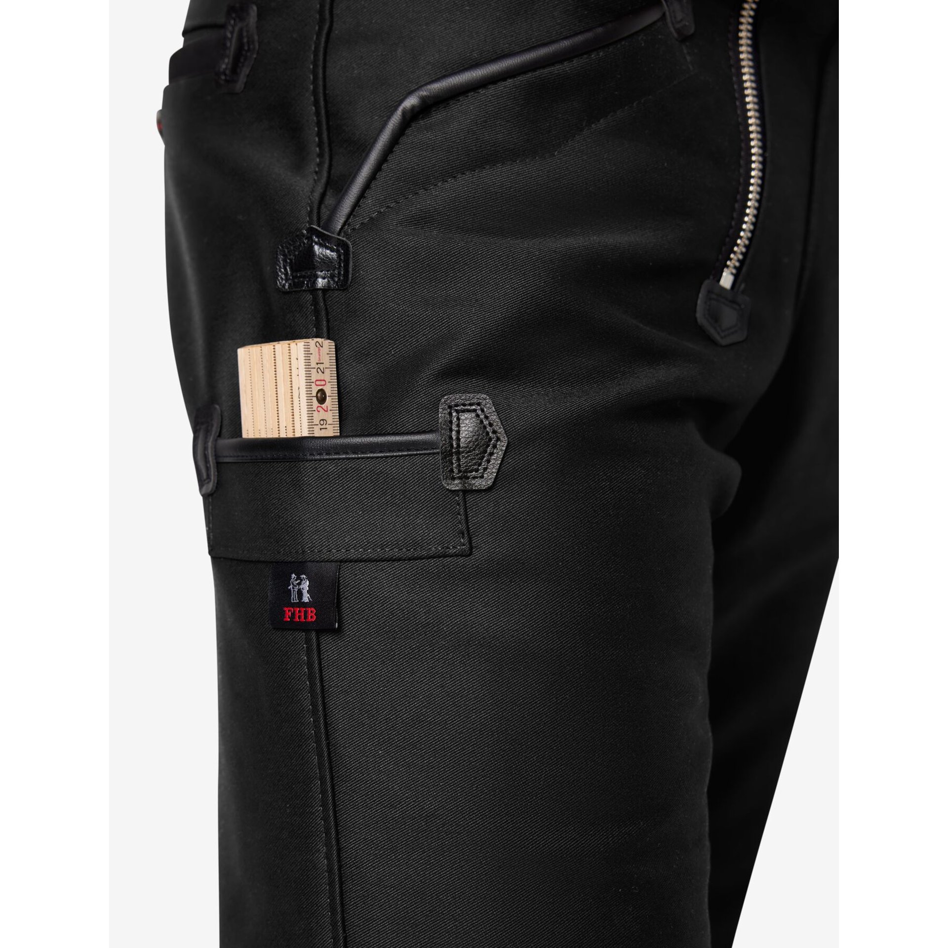 ANTON Zunfthose Zwirn-Doppel-Pilot schwarz 46
