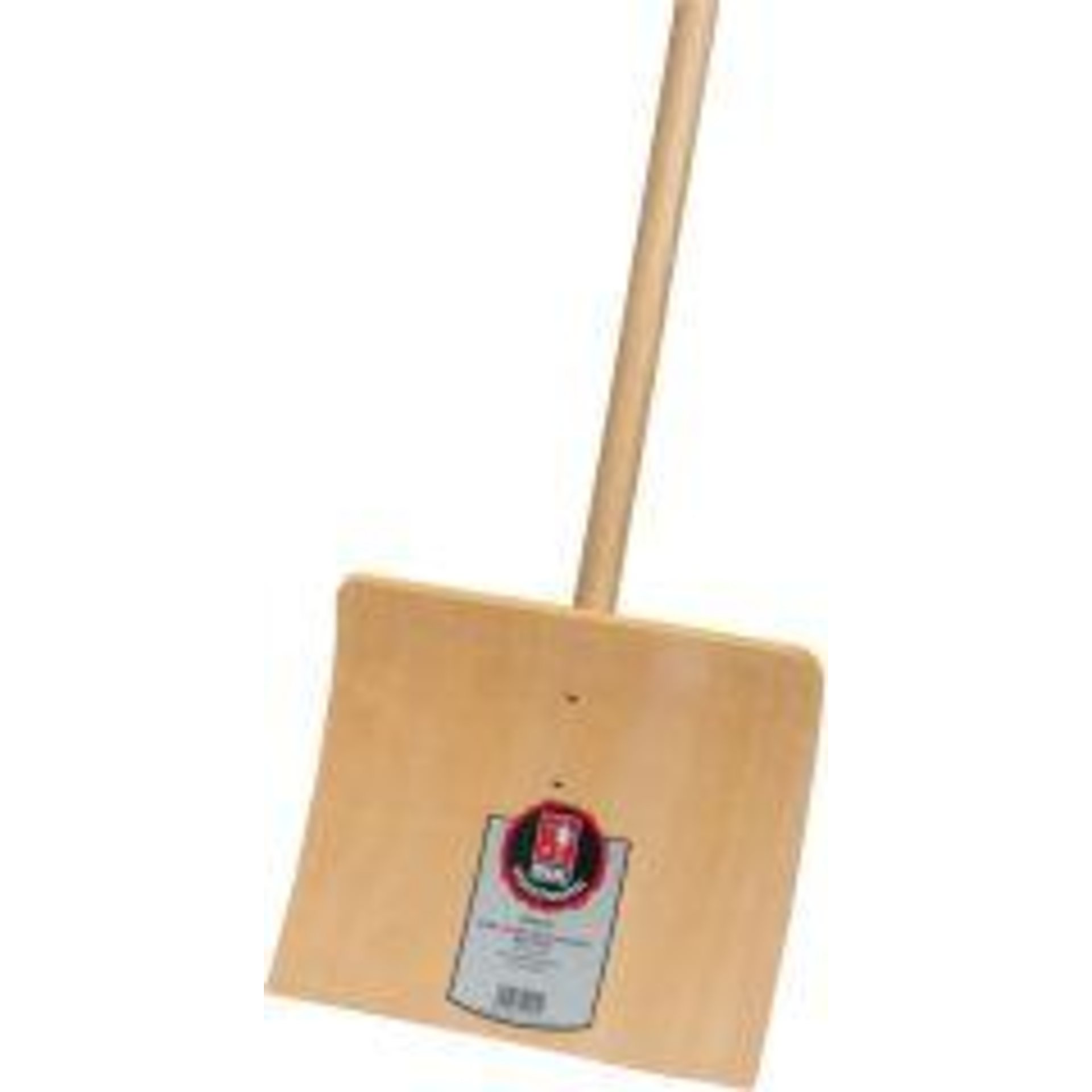 Kinder-Schneeschieber Holz mit Stiel Ideal