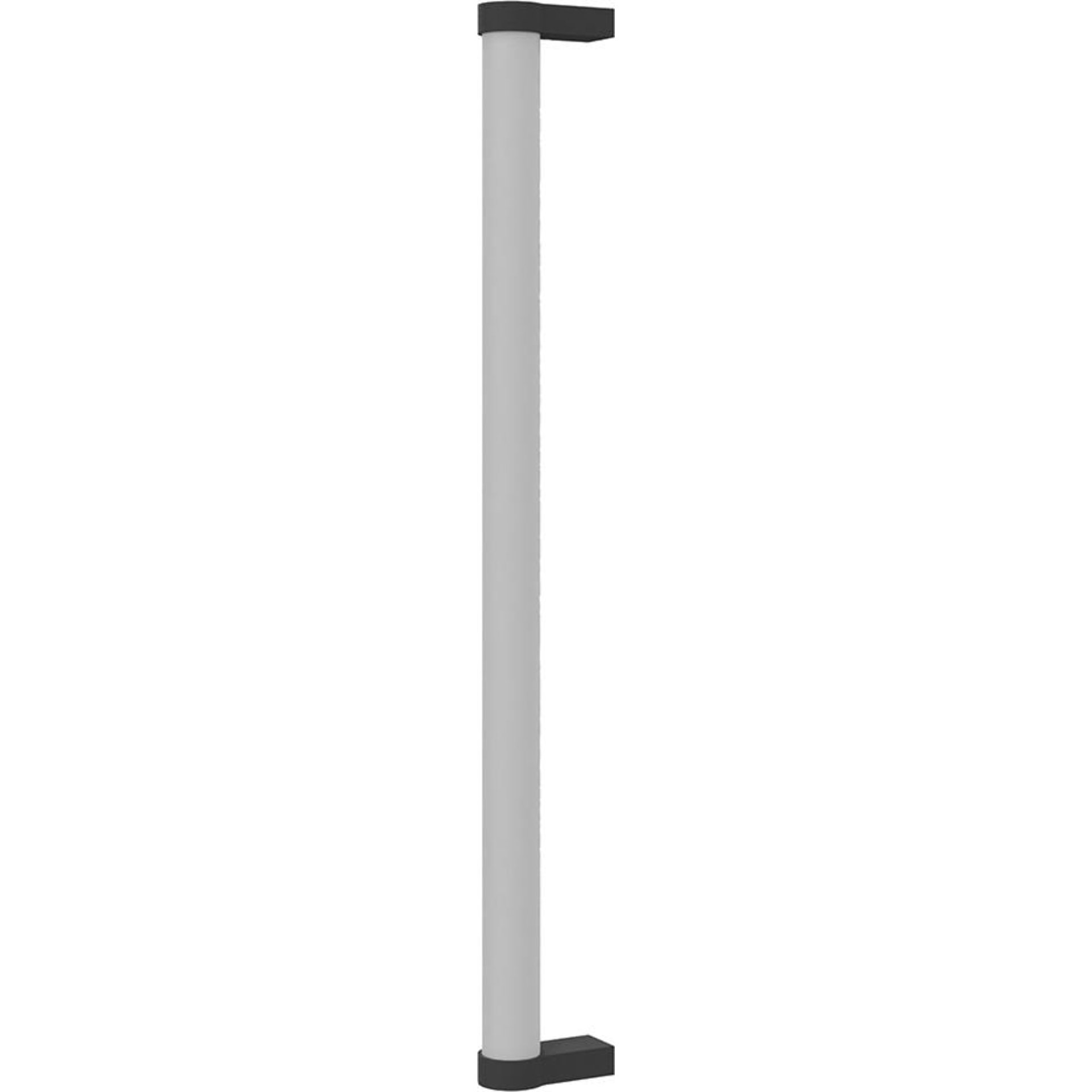 Griff Akustik Mobil L: 500mm Rundrohr eloxiert Halter RAL 9006