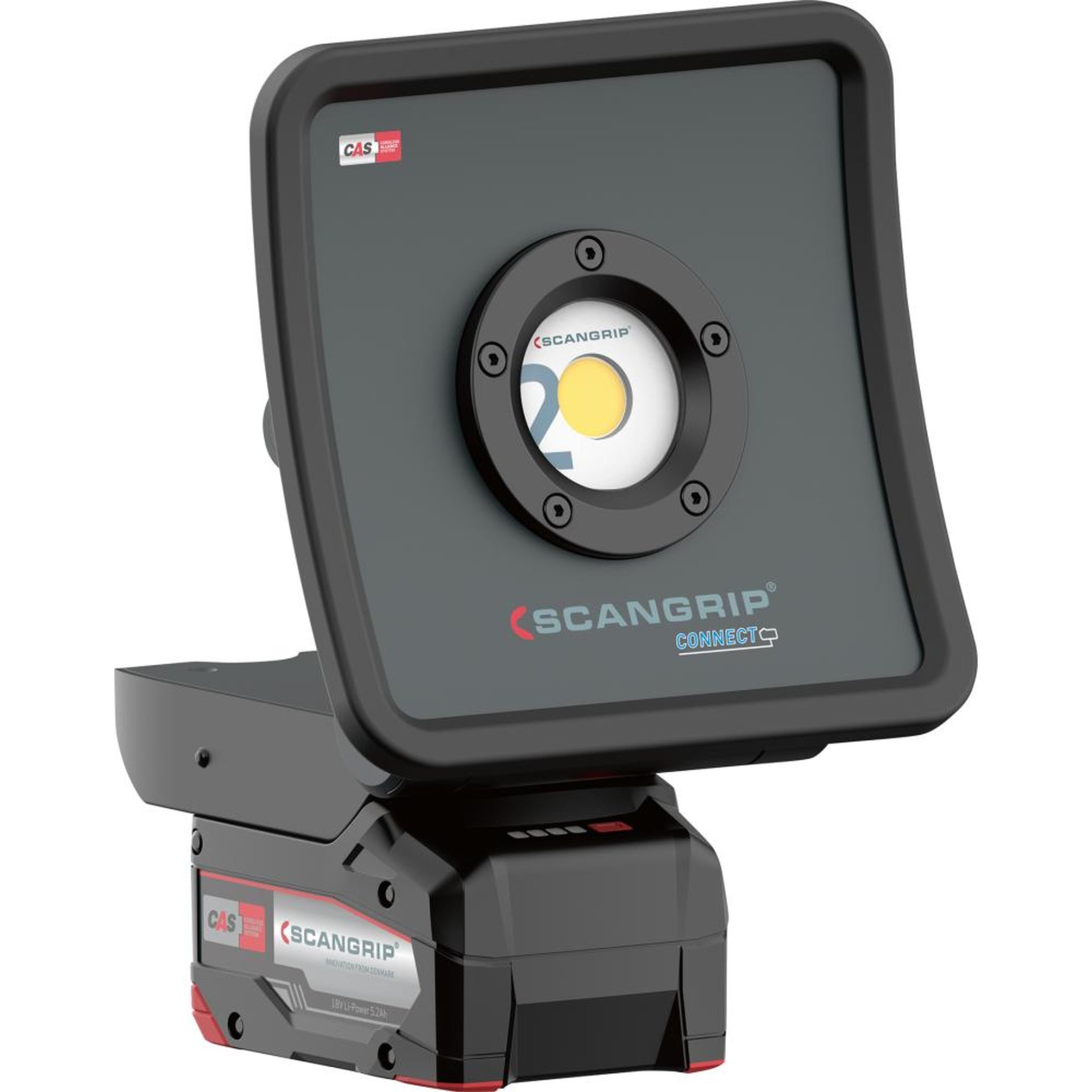 Akku-Arbeitsleuchte NOVA 2 CONNECT 200-2000Lumen ohne Akku SCANGRIP