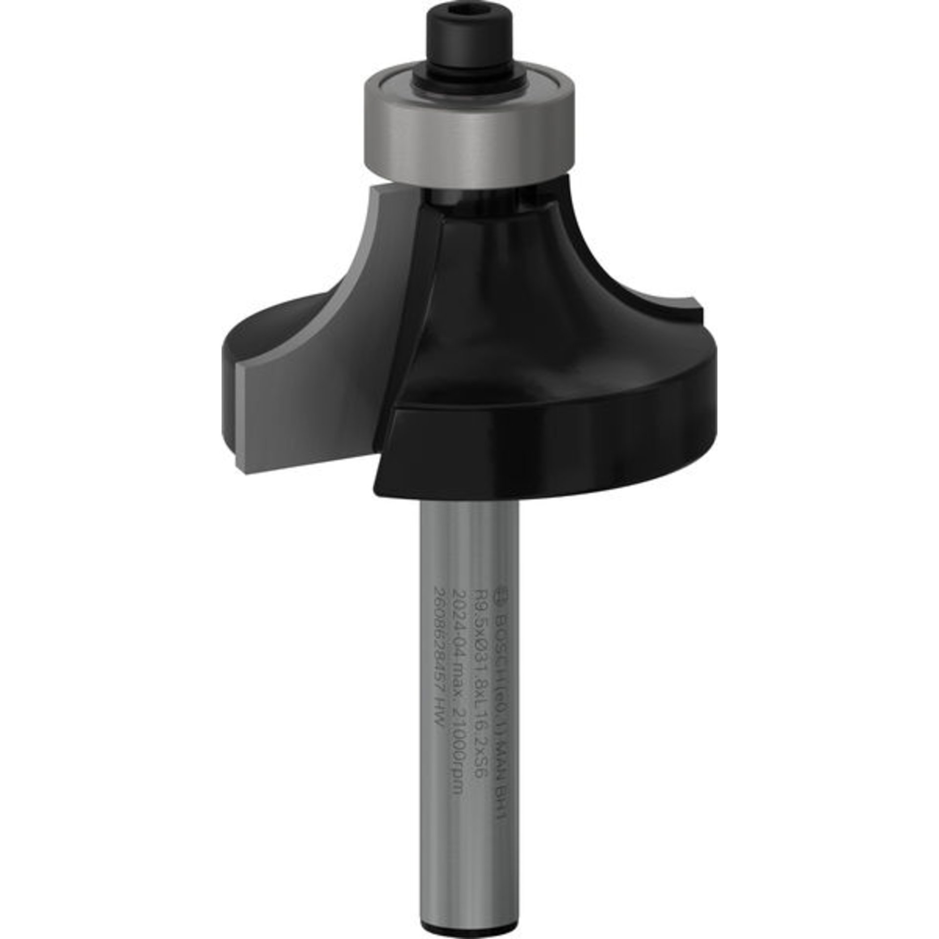 PRO Abrundfräser, R 9,5, Schaft 6 mm
