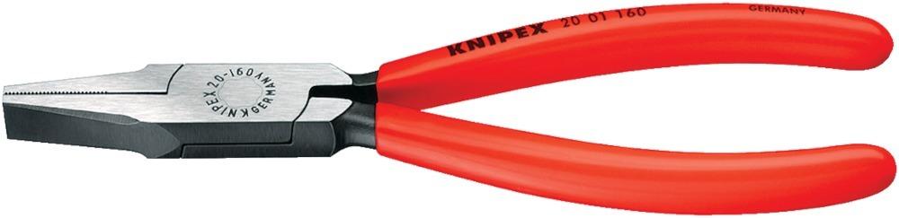 Knipex Flachzange 20 01 180 flach poliert kunststoffüberzogen 180mm