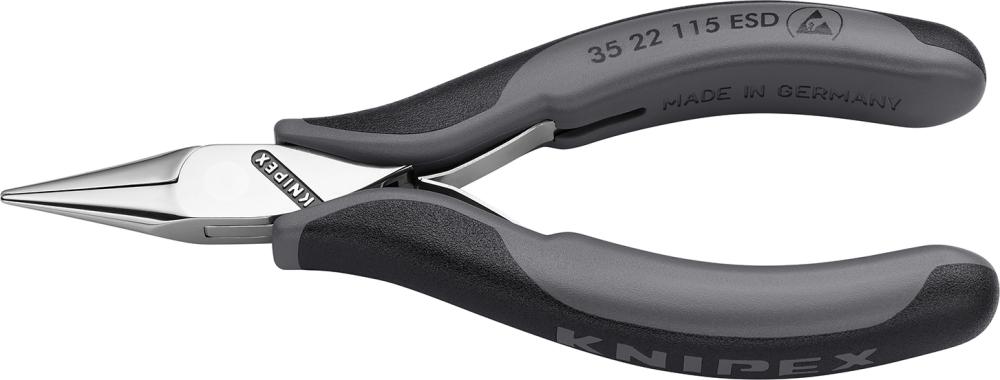 Knipex Greifzange Elektronik ESD Backen flachrund 115mm Knipex Greifzange Elektronik ESD Backen flachrund 115mm