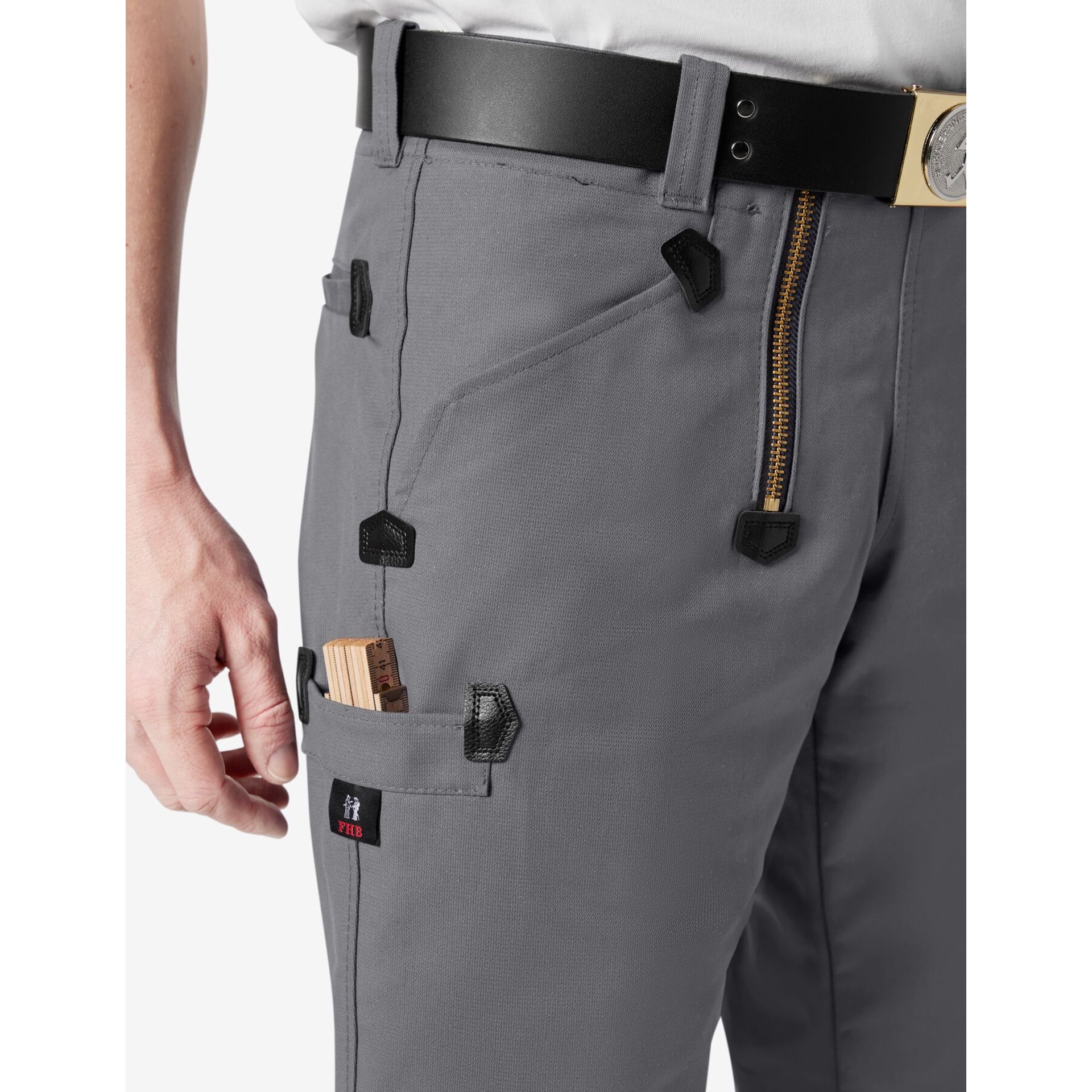 BOB Zunfthose Rips-Moleskin grau 102