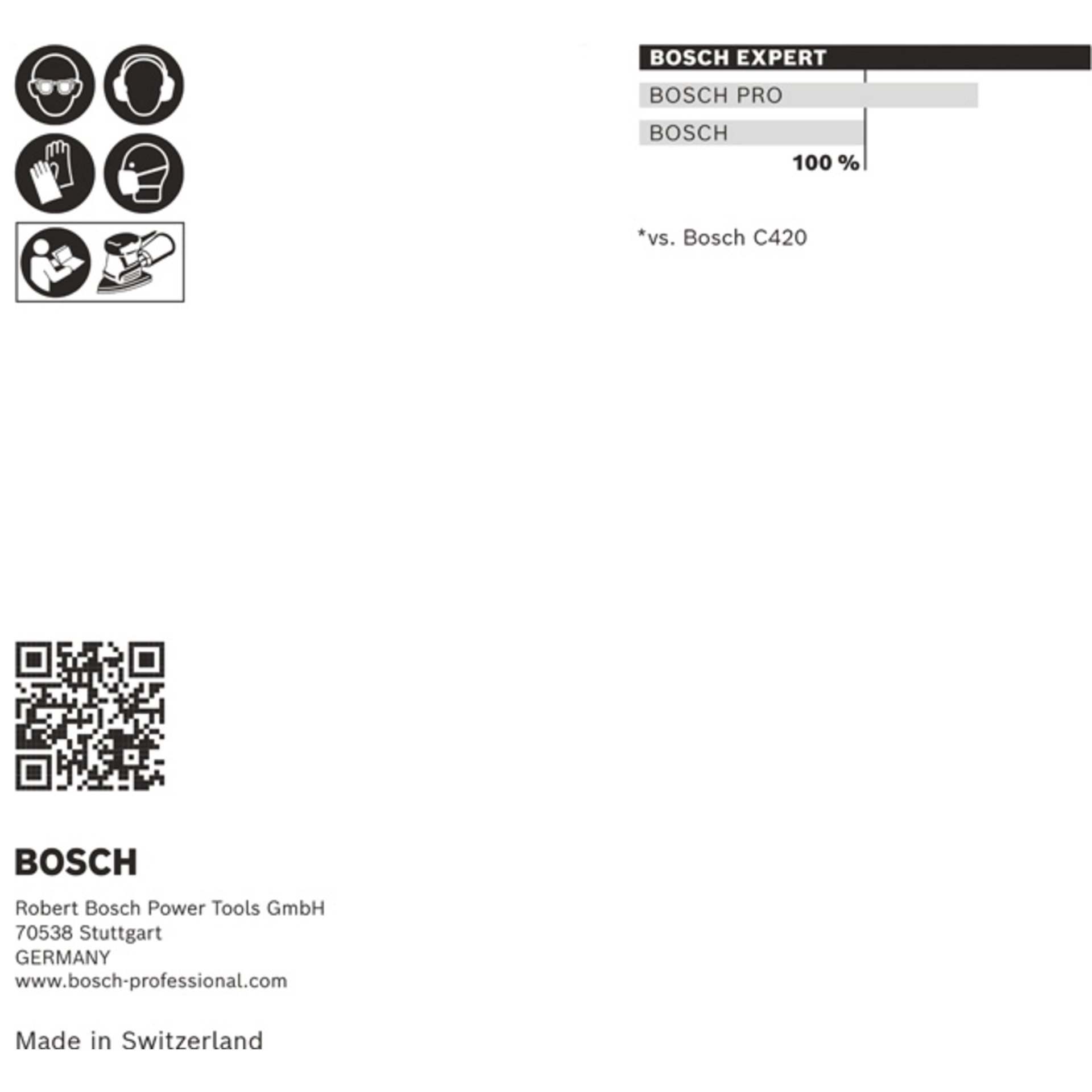 EXPERT C470 Schleifpapier-Set, 100 x 150 mm, K 60/120/180, 10 Stück