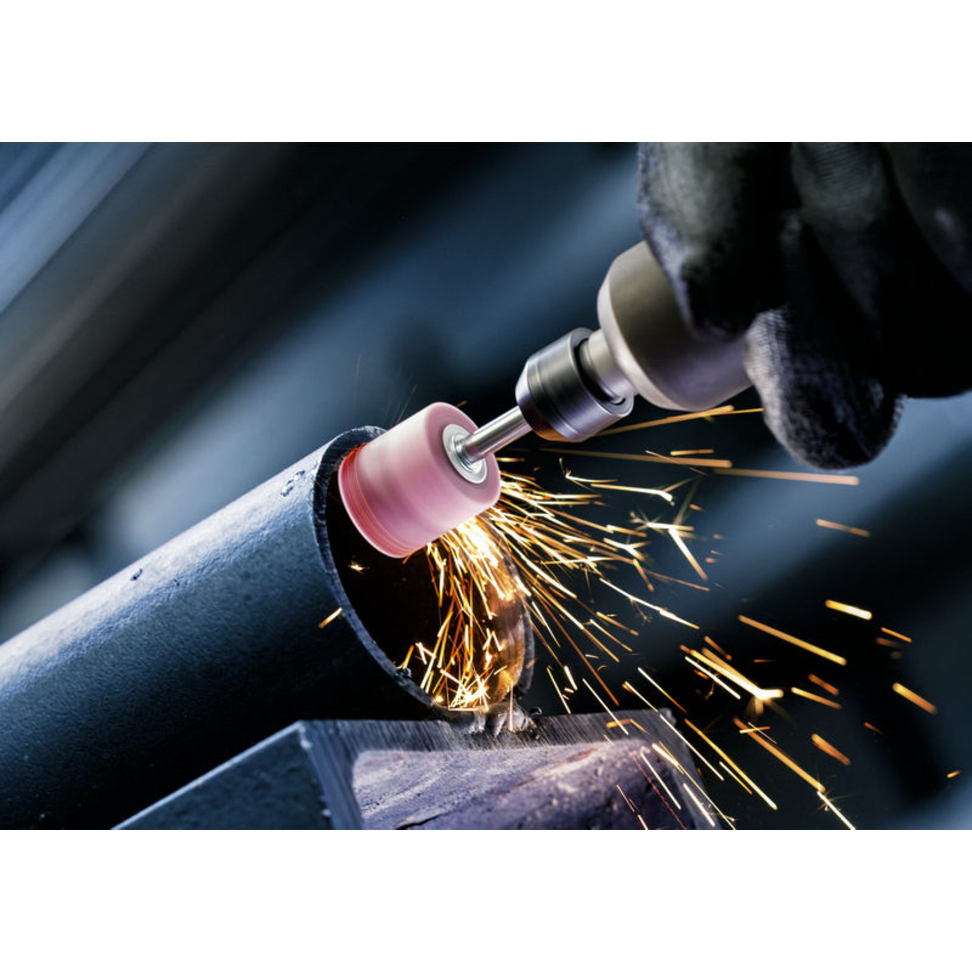PRO Steel Schleifstiftset, 20 x 25 mm, G60, zylindrisch